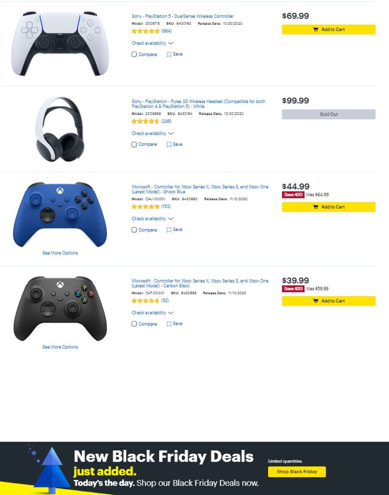 Catalogue Best Buy Black Friday 2020 from 11/27/2020