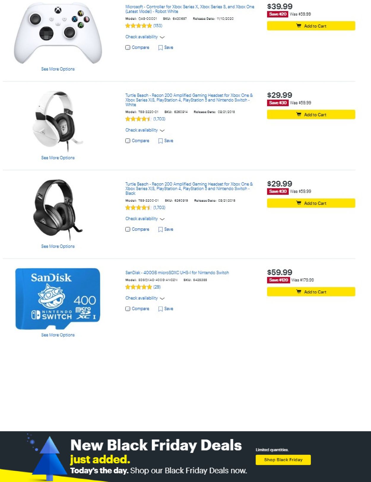 Catalogue Best Buy Black Friday 2020 from 11/27/2020