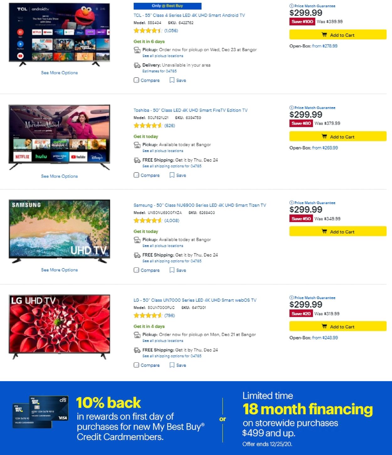 Catalogue Best Buy from 12/18/2020