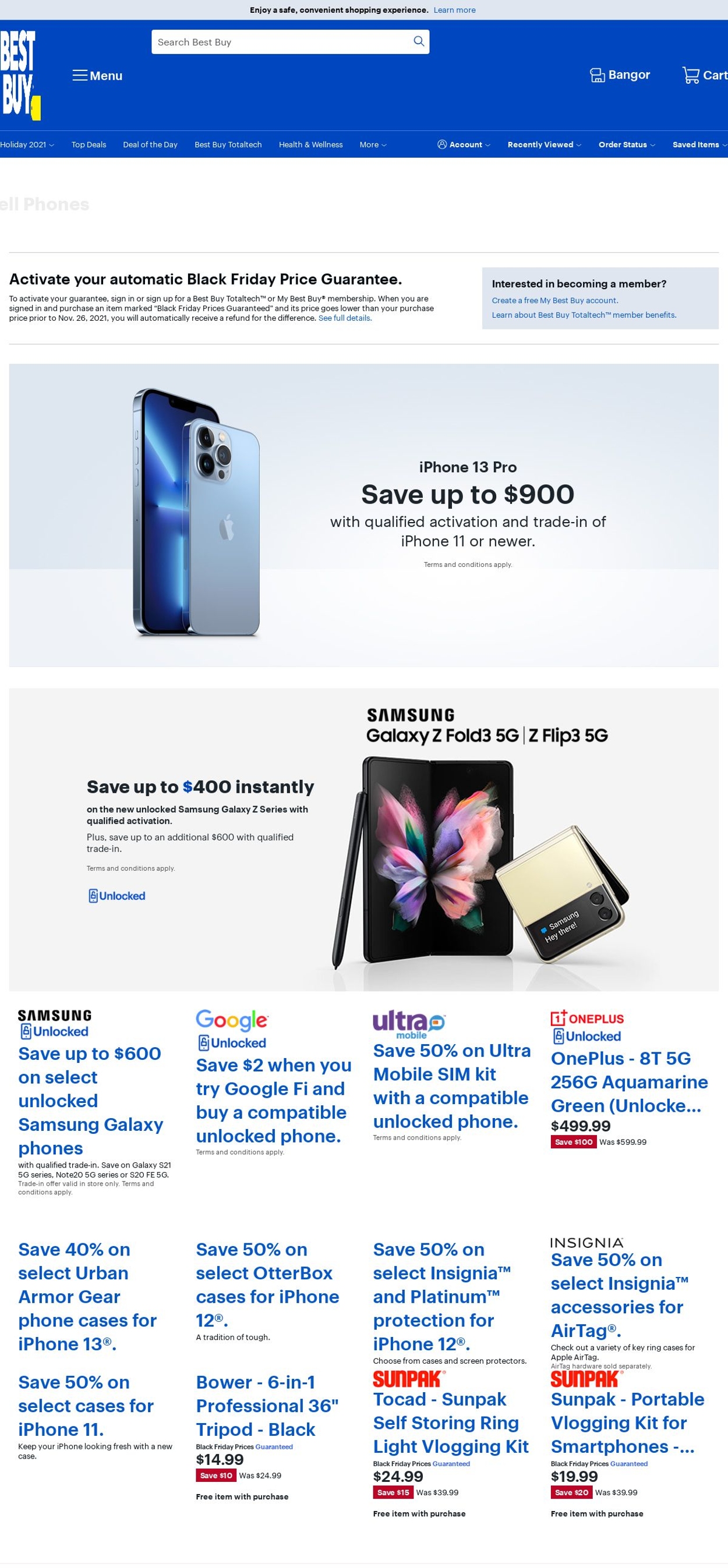 Catalogue Best Buy BLACK FRIDAY 2021 from 11/05/2021