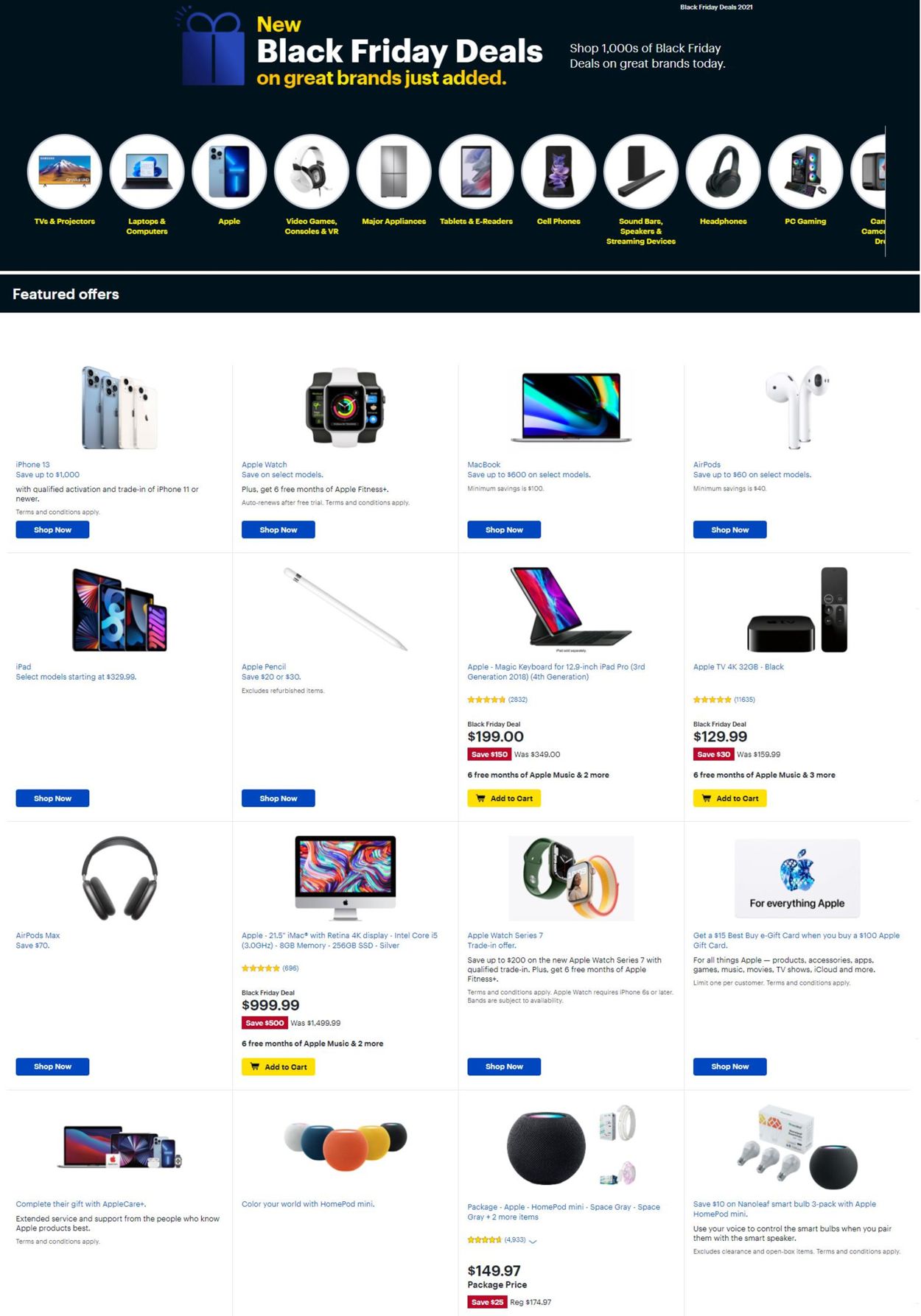 Catalogue Best Buy - Black Friday 2021 from 11/26/2021