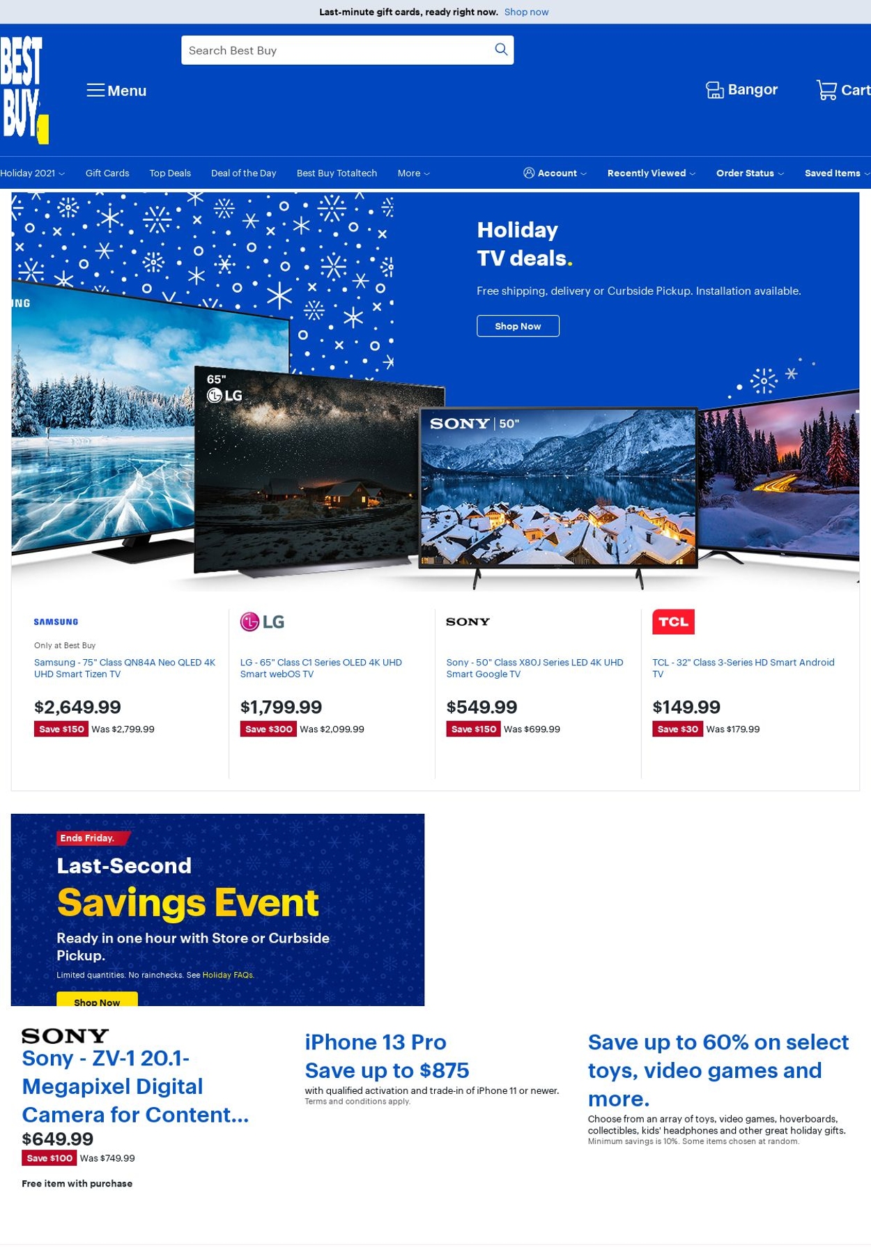 Catalogue Best Buy from 12/24/2021