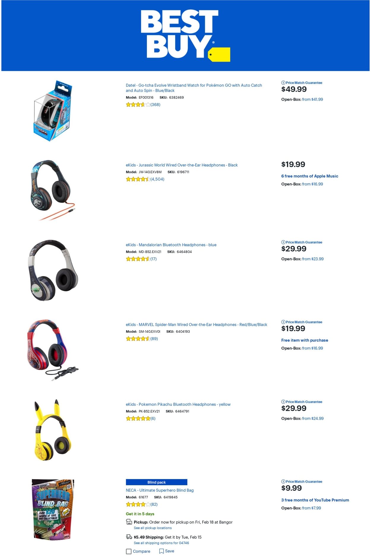 Catalogue Best Buy from 02/11/2022