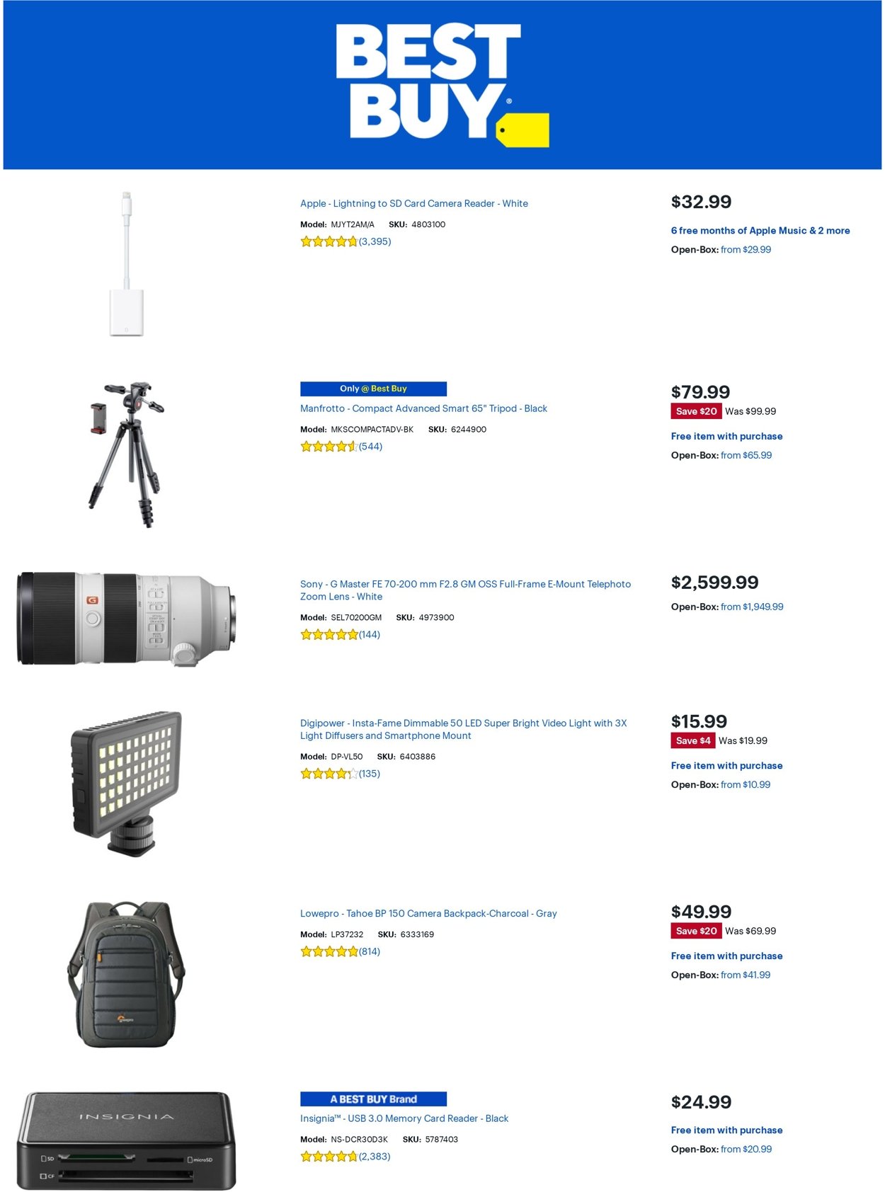 Catalogue Best Buy from 03/11/2022