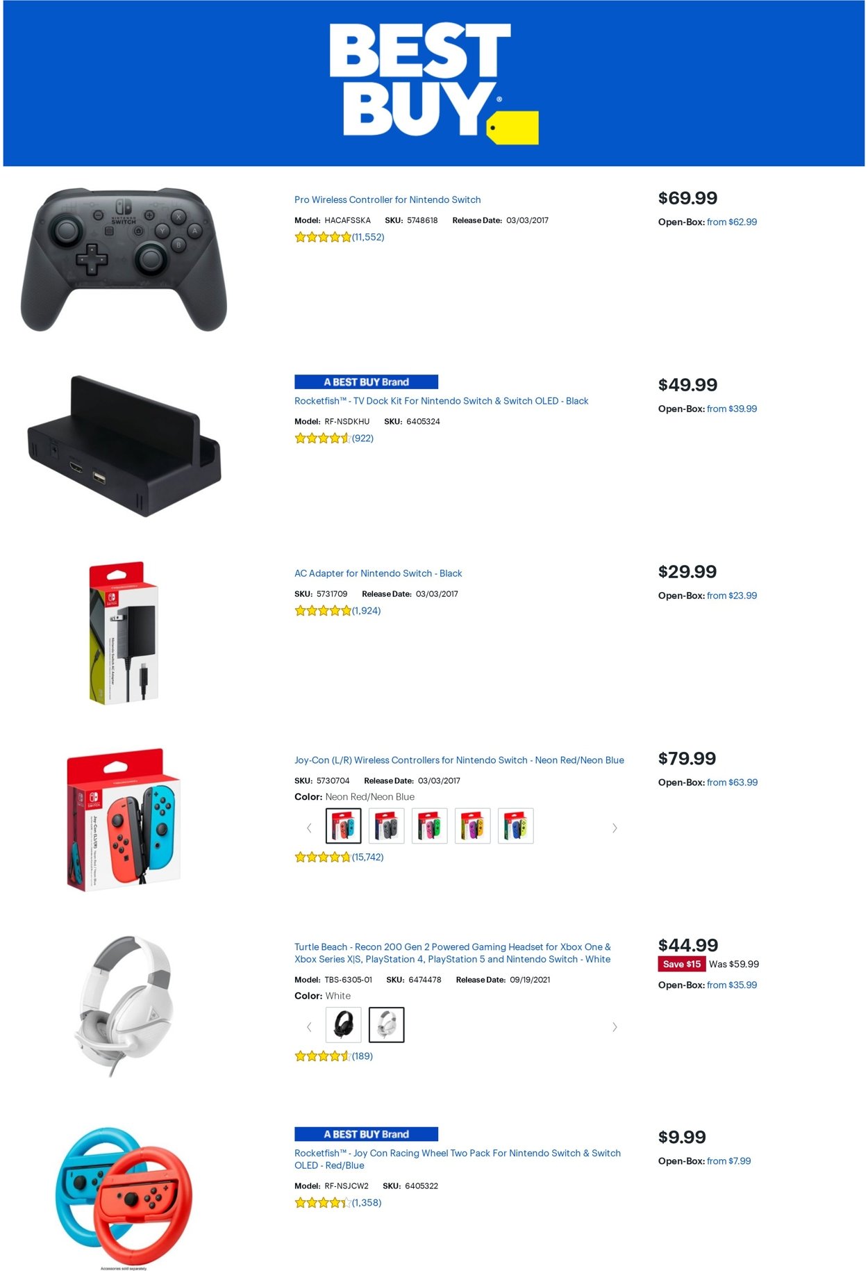 Catalogue Best Buy from 03/11/2022