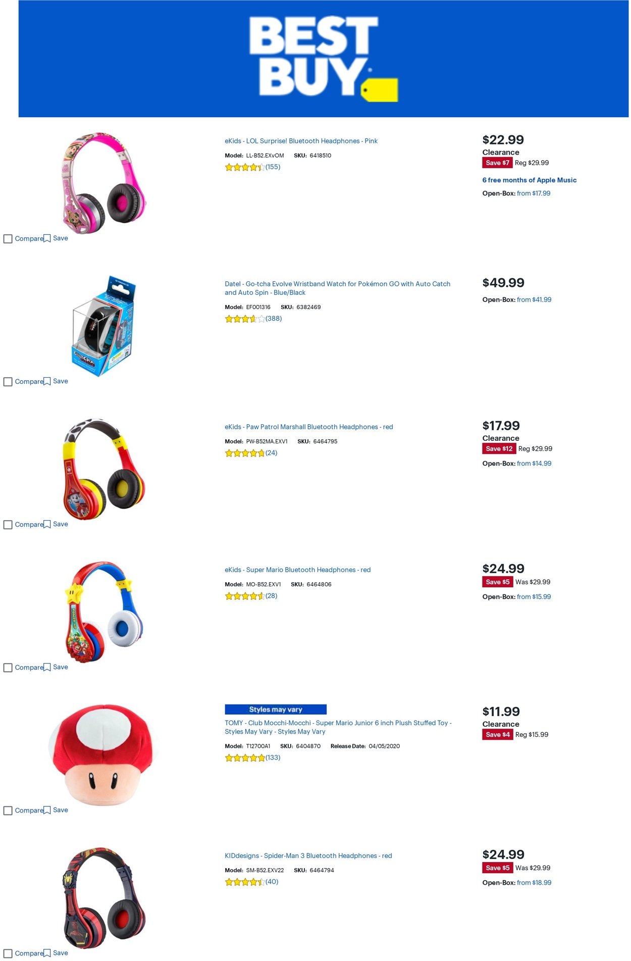 Catalogue Best Buy from 04/15/2022