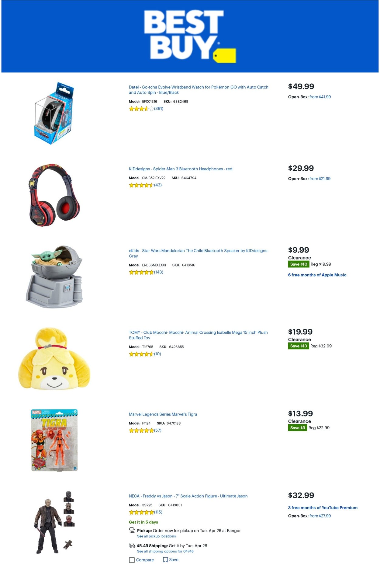 Catalogue Best Buy from 04/22/2022