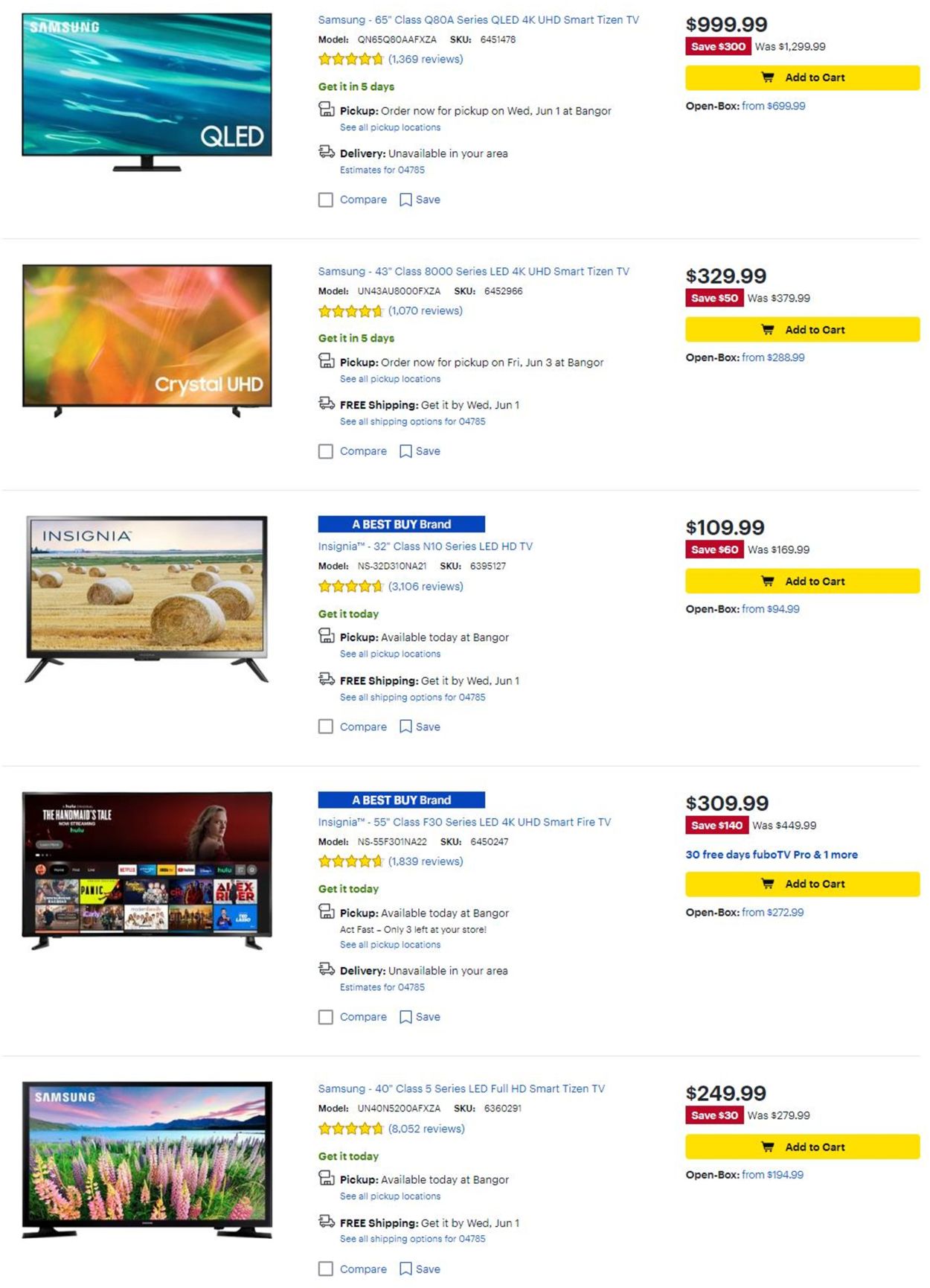 Catalogue Best Buy from 05/27/2022