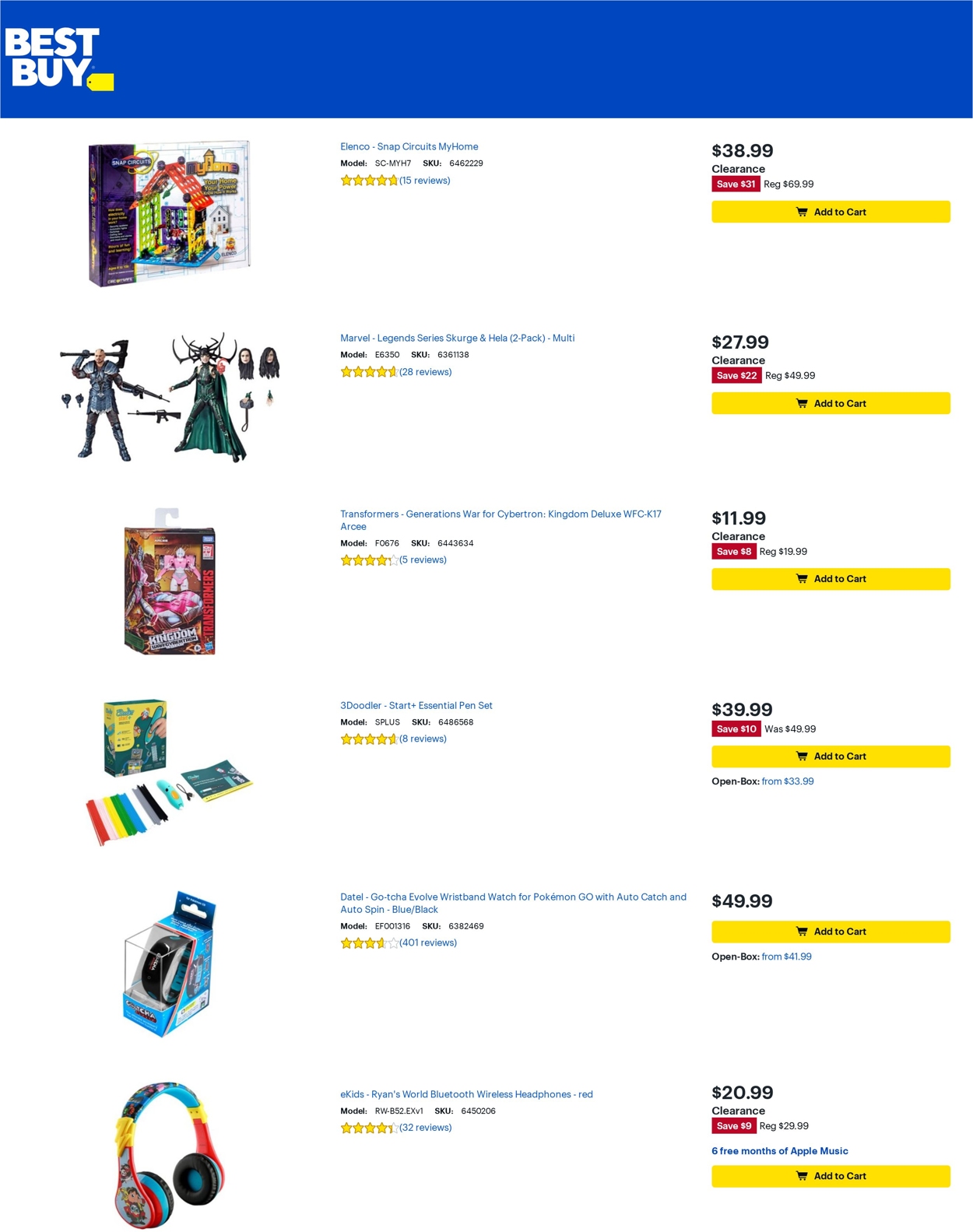 Catalogue Best Buy from 06/10/2022