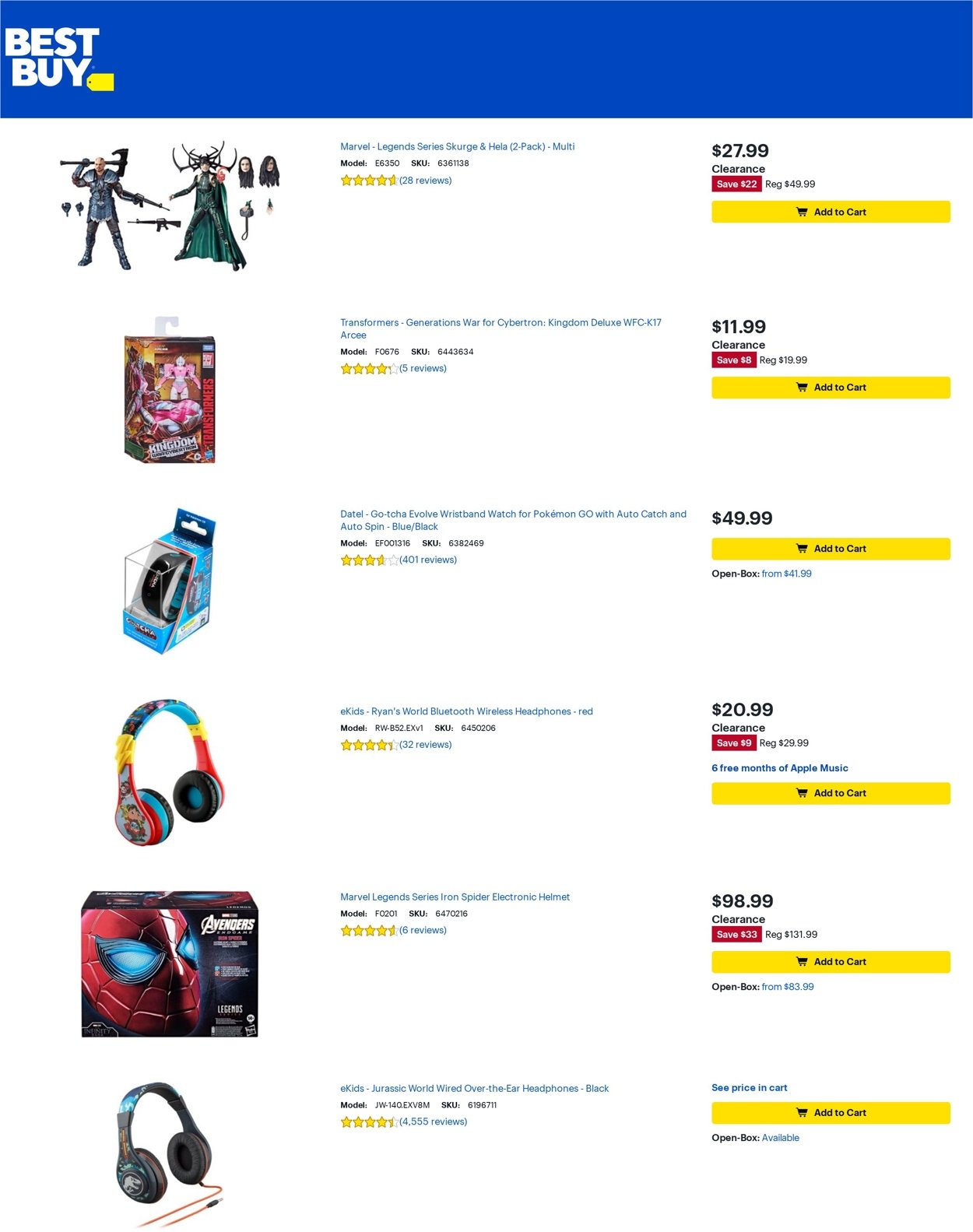 Catalogue Best Buy from 06/10/2022