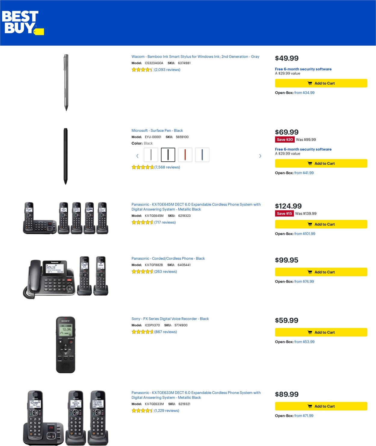 Catalogue Best Buy from 06/10/2022