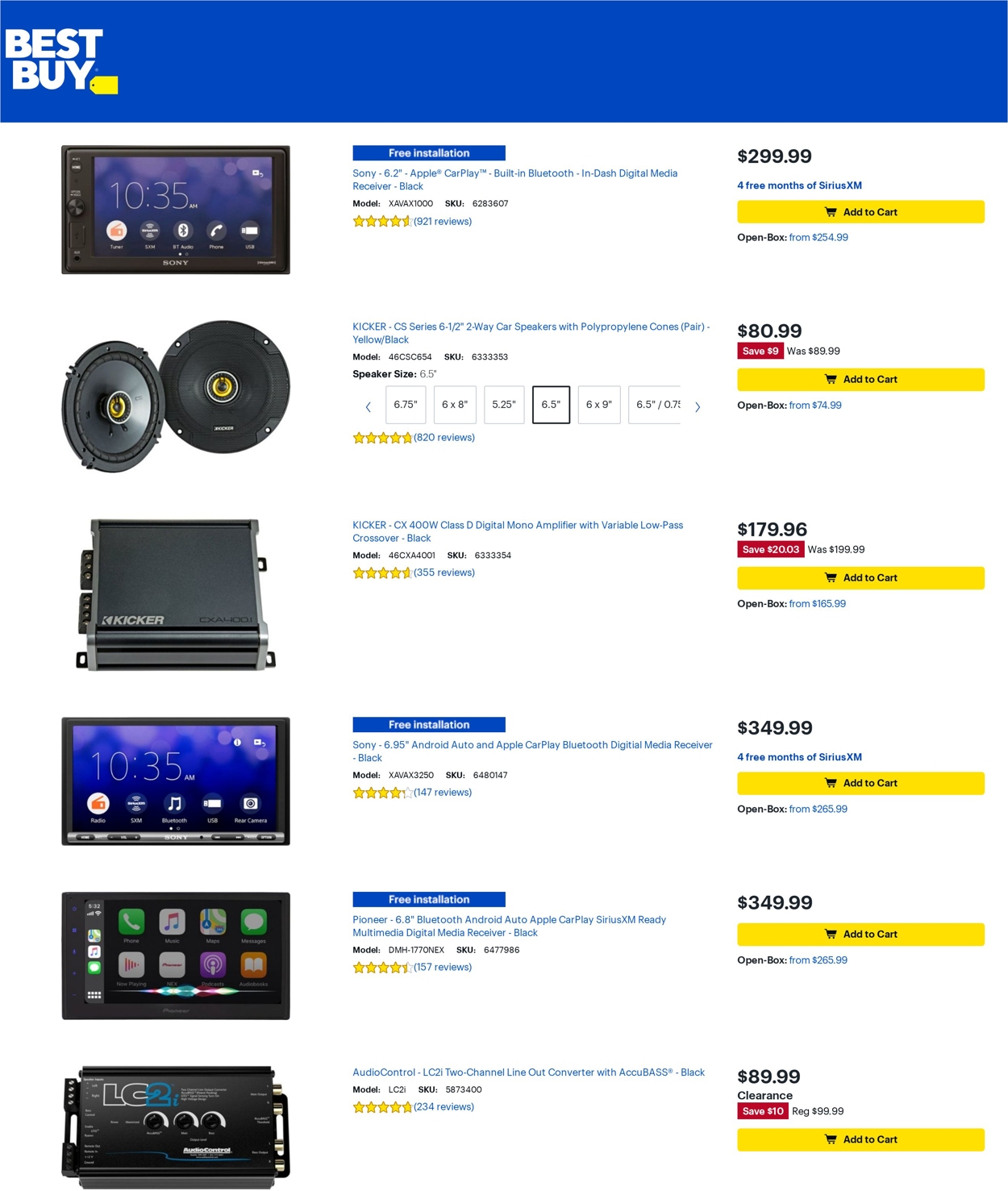 Catalogue Best Buy from 06/17/2022