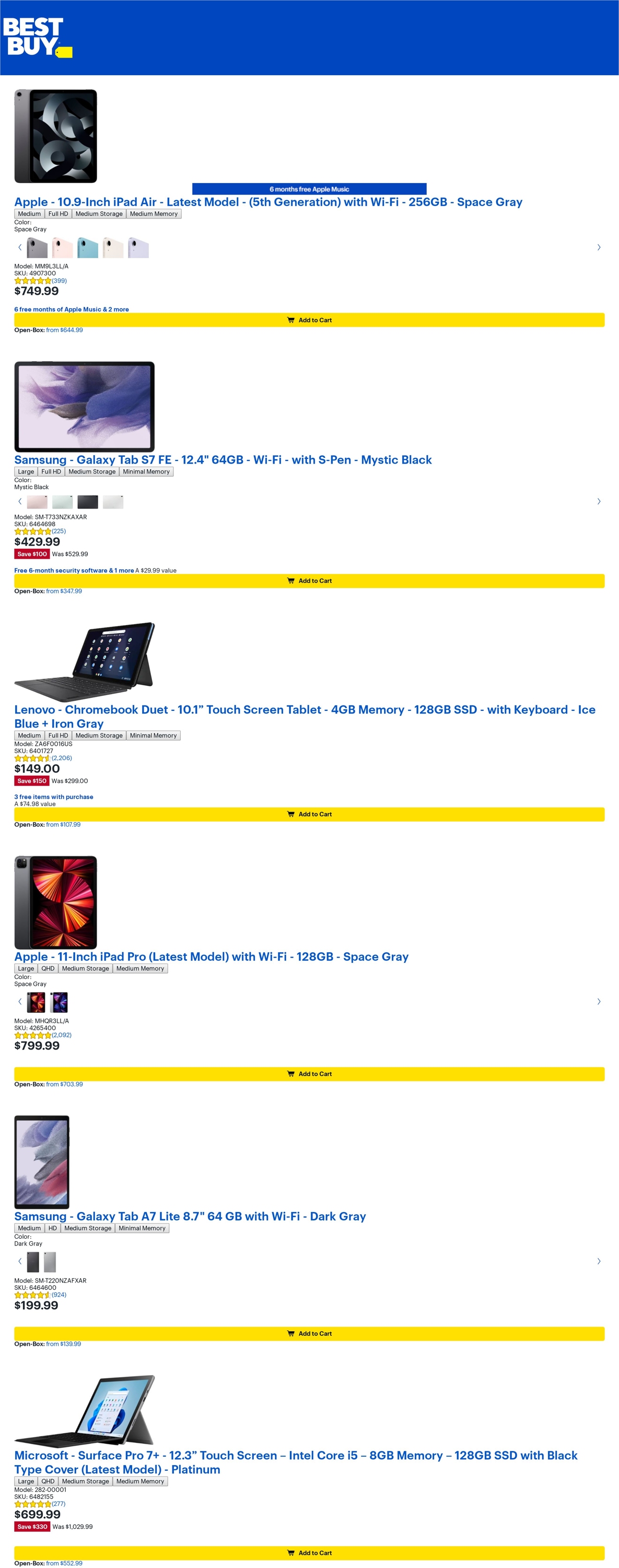 Catalogue Best Buy from 07/15/2022