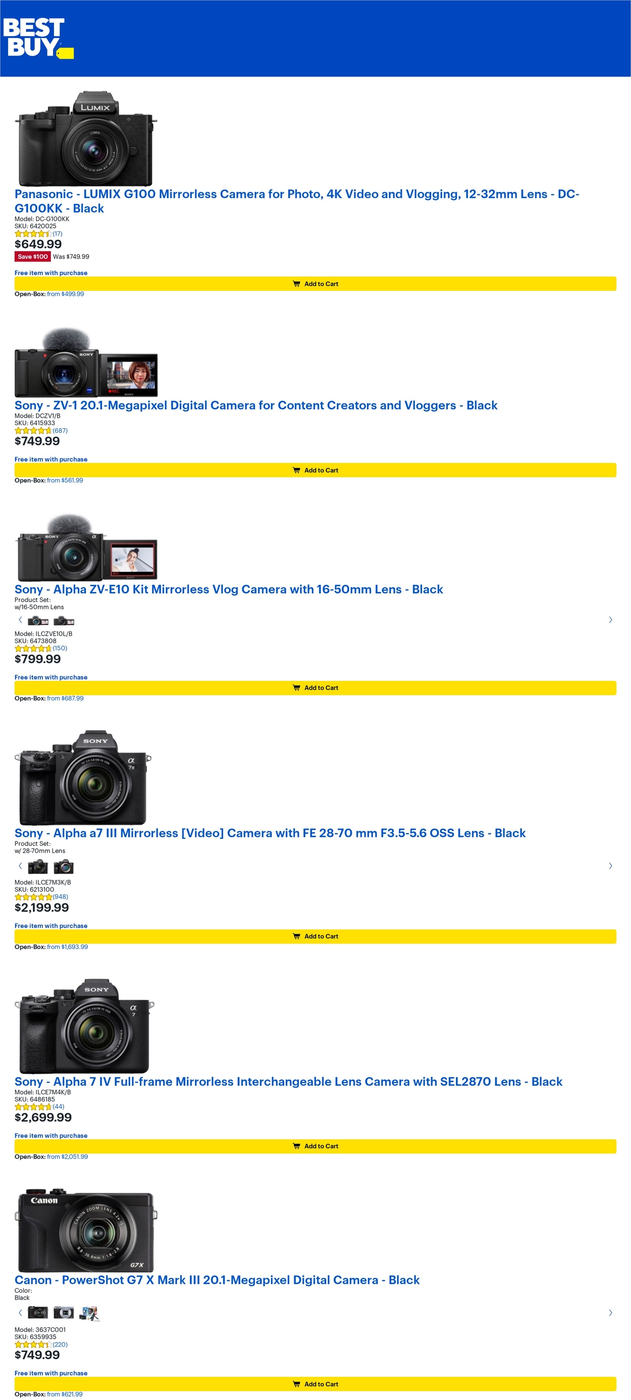 Catalogue Best Buy from 07/22/2022