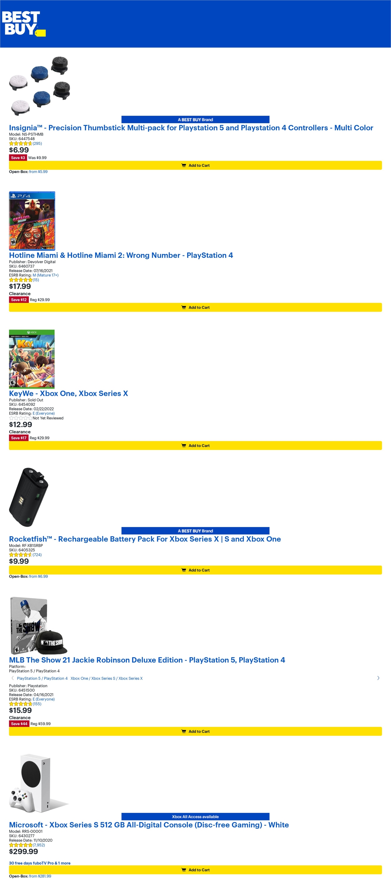 Catalogue Best Buy from 08/05/2022