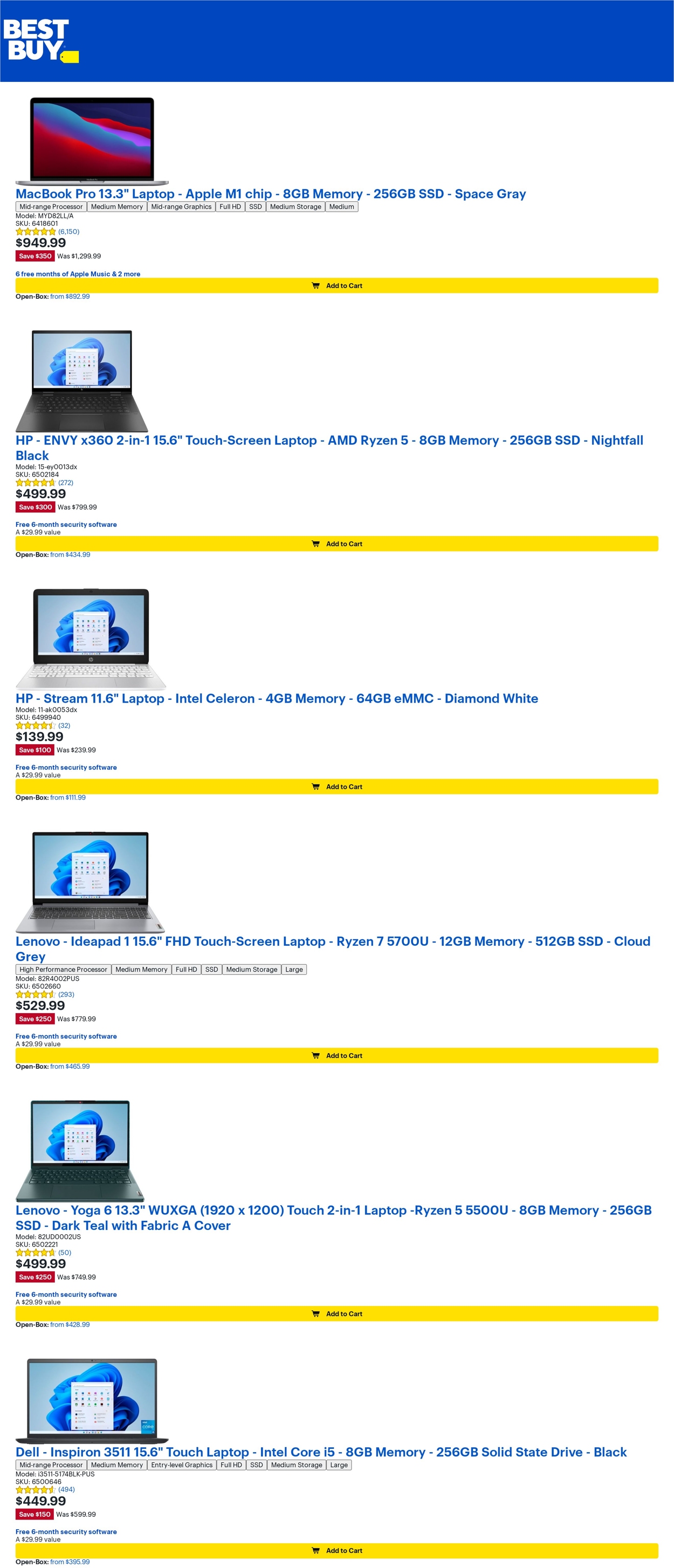 Catalogue Best Buy from 08/26/2022