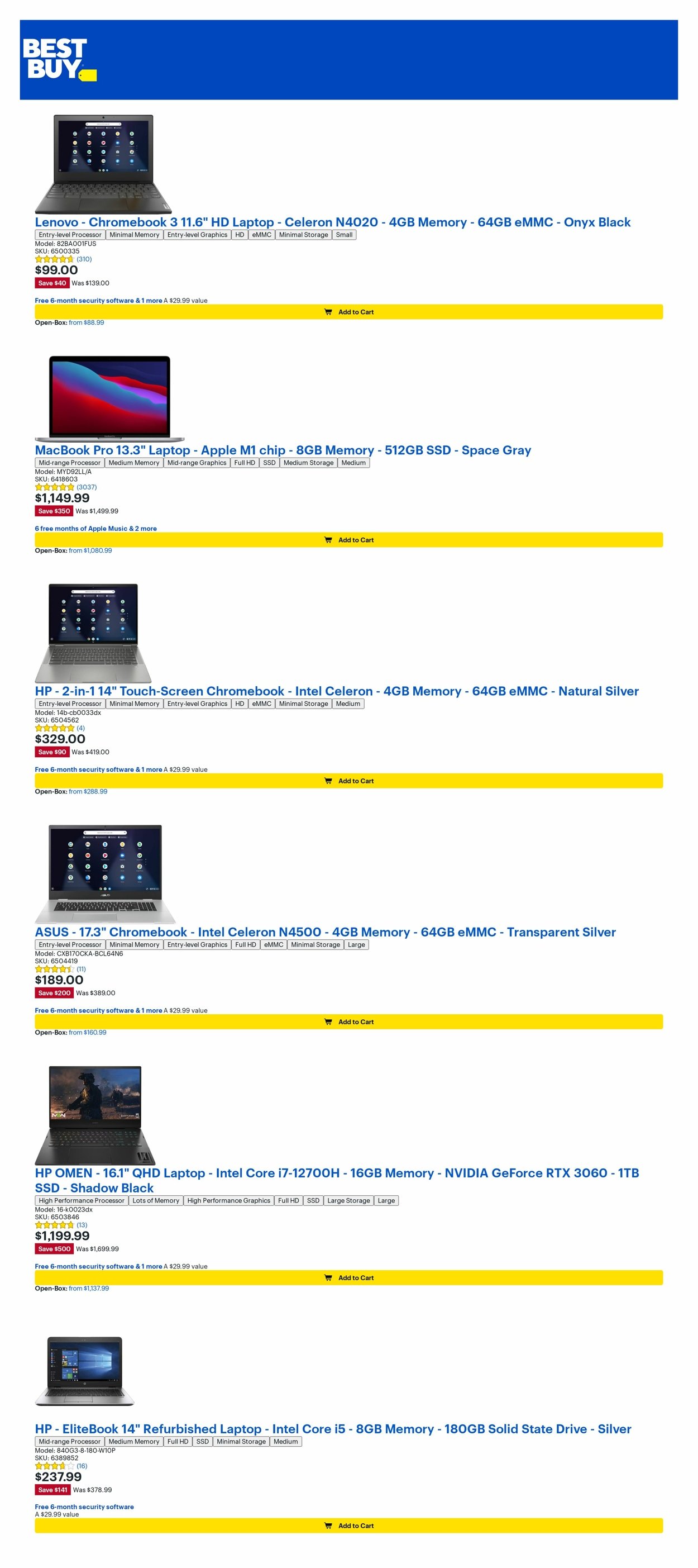 Catalogue Best Buy from 09/02/2022