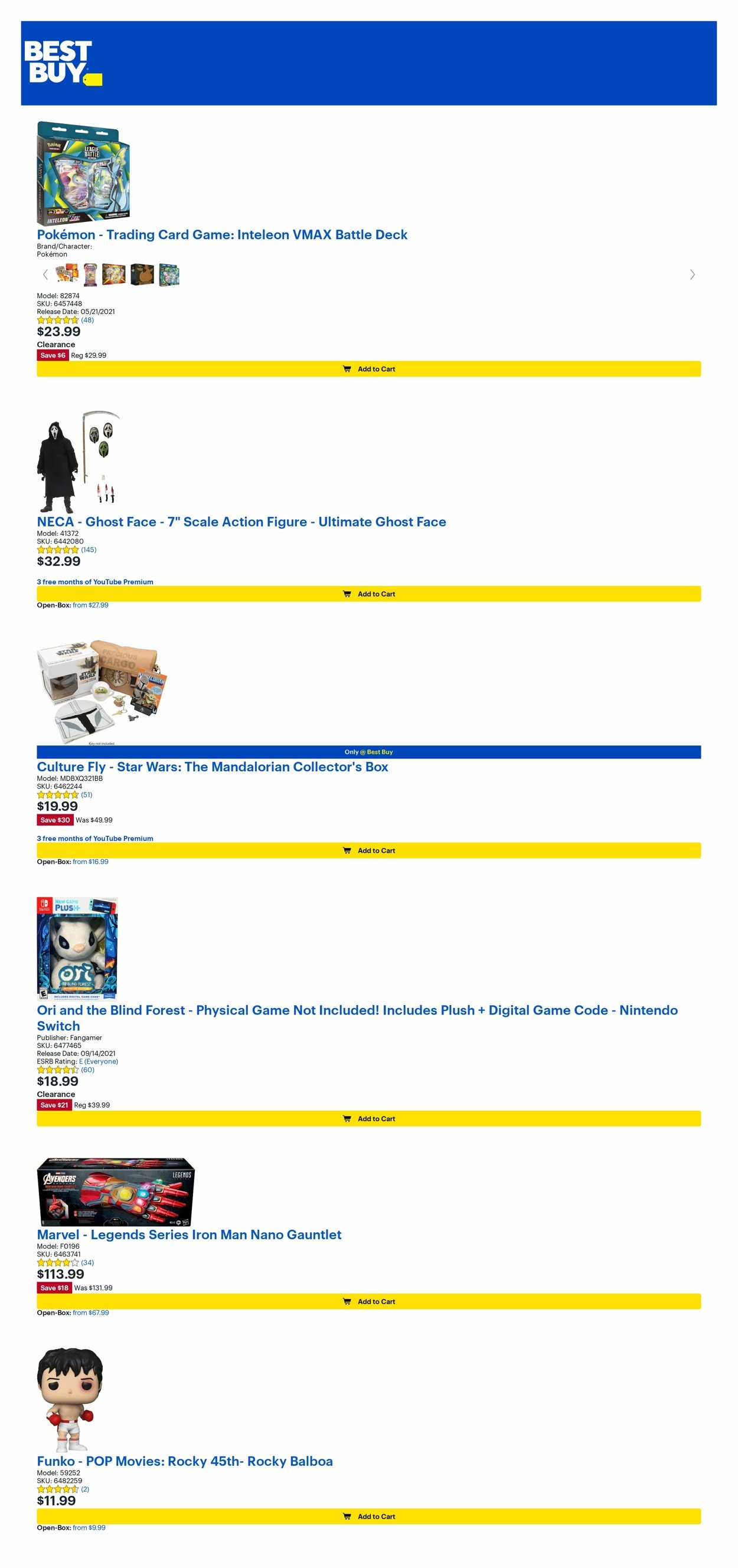 Catalogue Best Buy from 10/07/2022