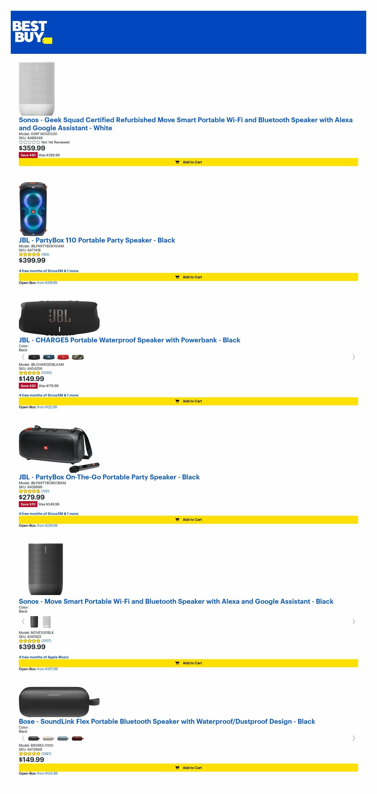 Catalogue Best Buy from 10/07/2022