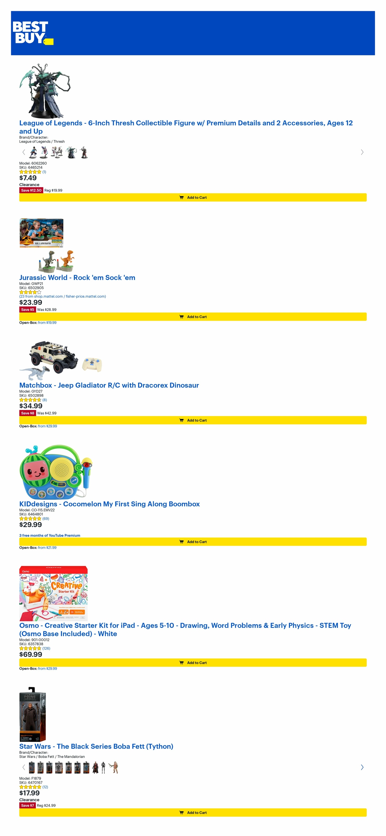 Catalogue Best Buy from 10/14/2022
