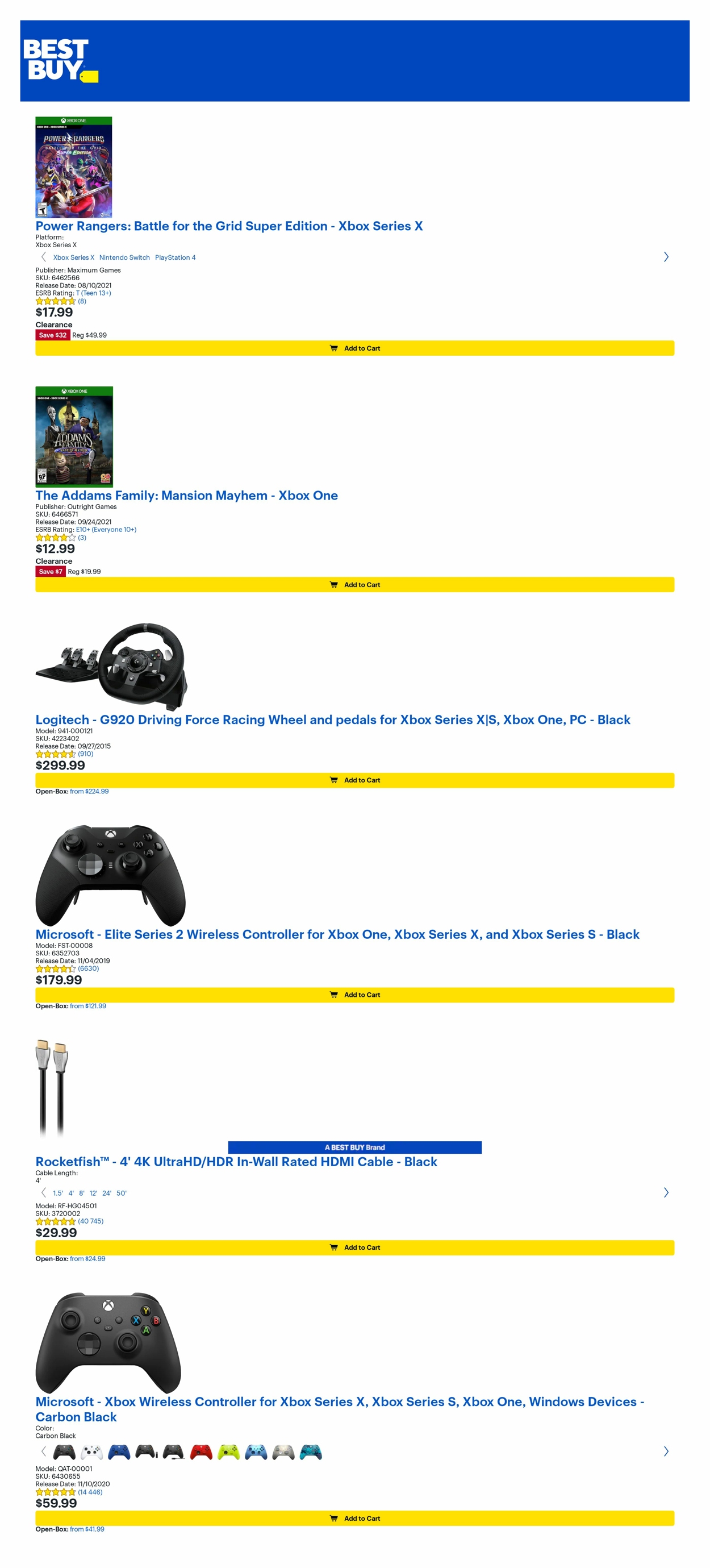 Catalogue Best Buy from 10/14/2022