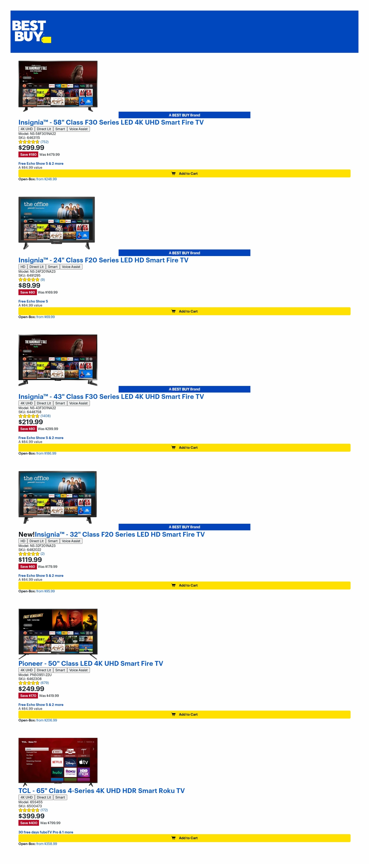 Catalogue Best Buy from 10/21/2022