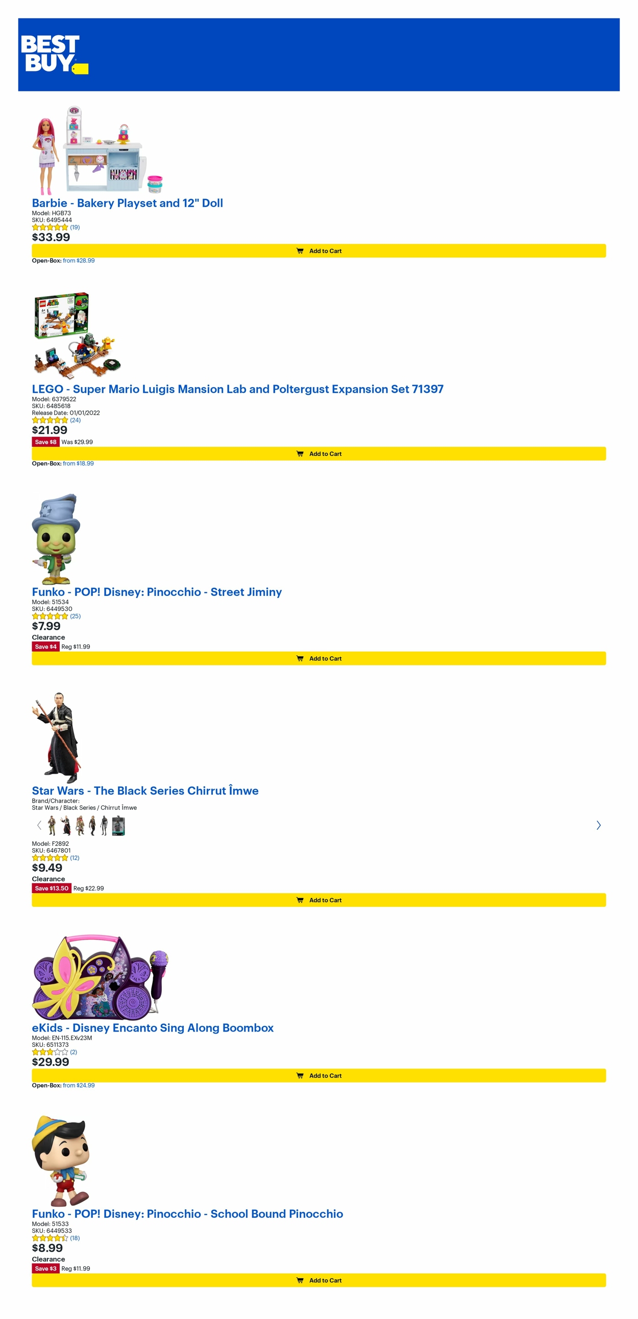 Catalogue Best Buy from 10/21/2022