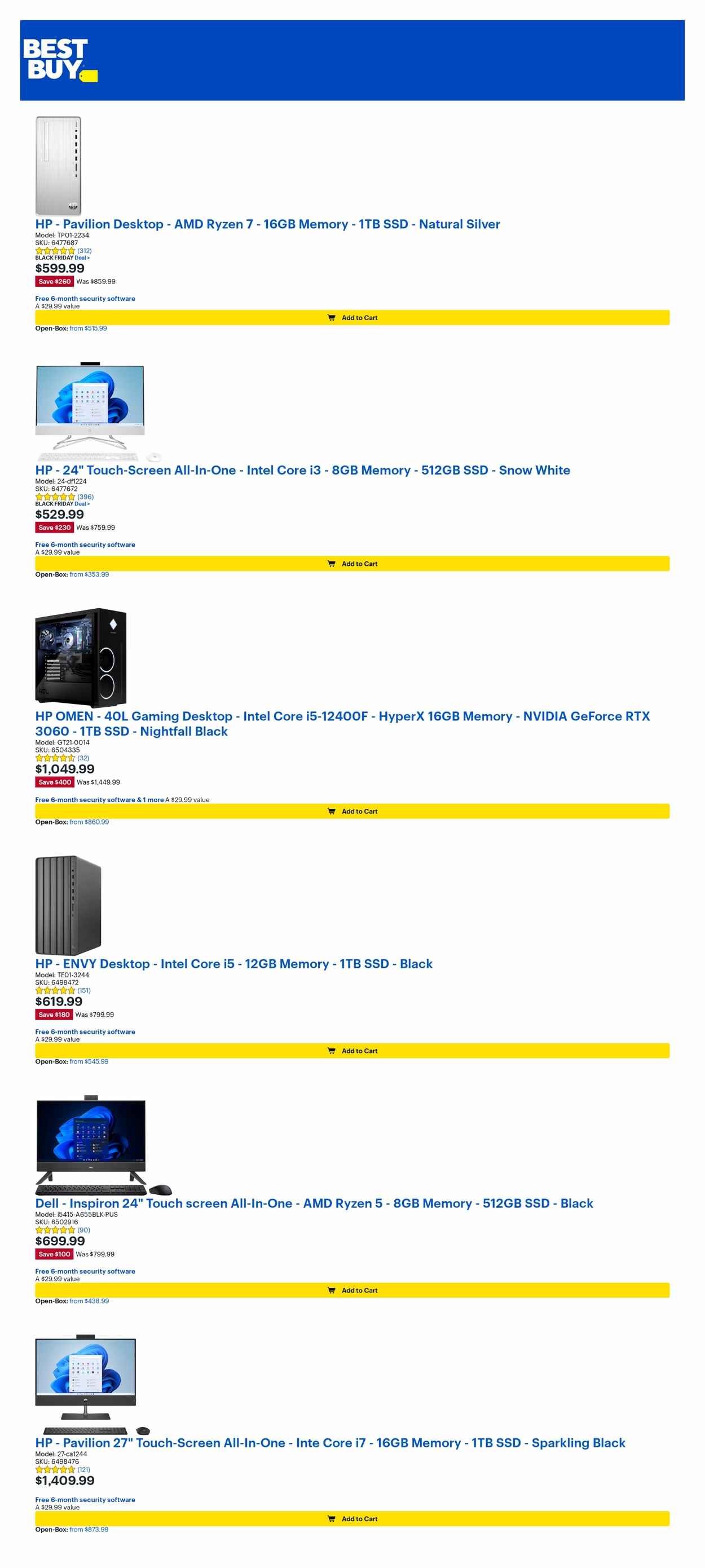Catalogue Best Buy from 10/28/2022