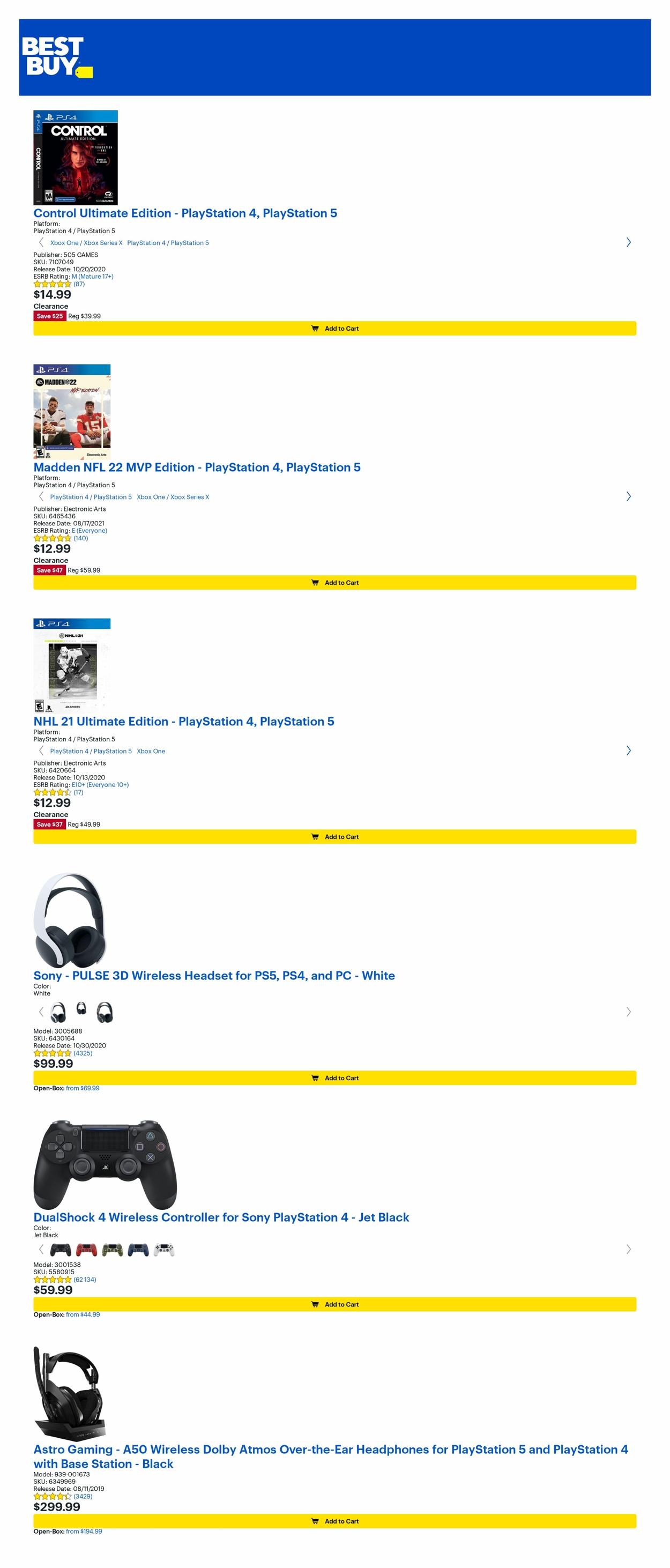 Catalogue Best Buy from 11/18/2022