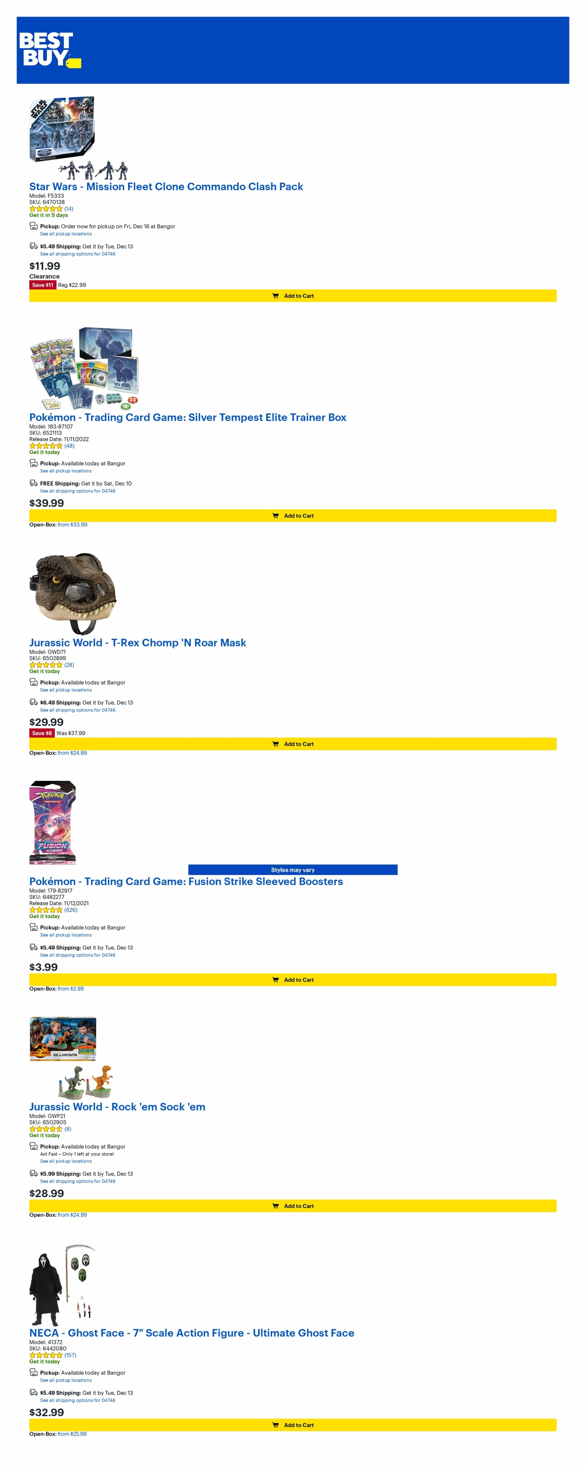 Catalogue Best Buy from 12/09/2022