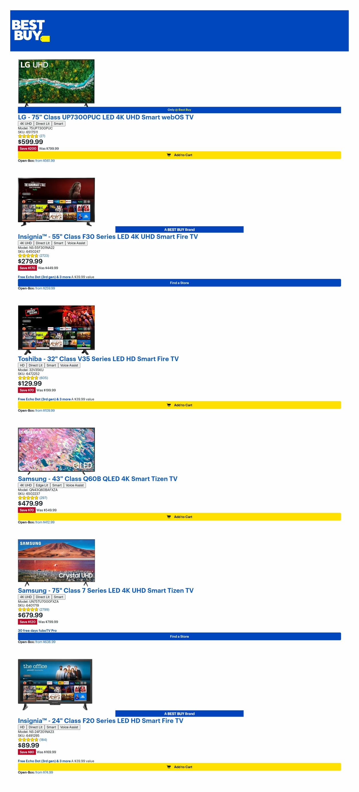 Catalogue Best Buy from 12/09/2022