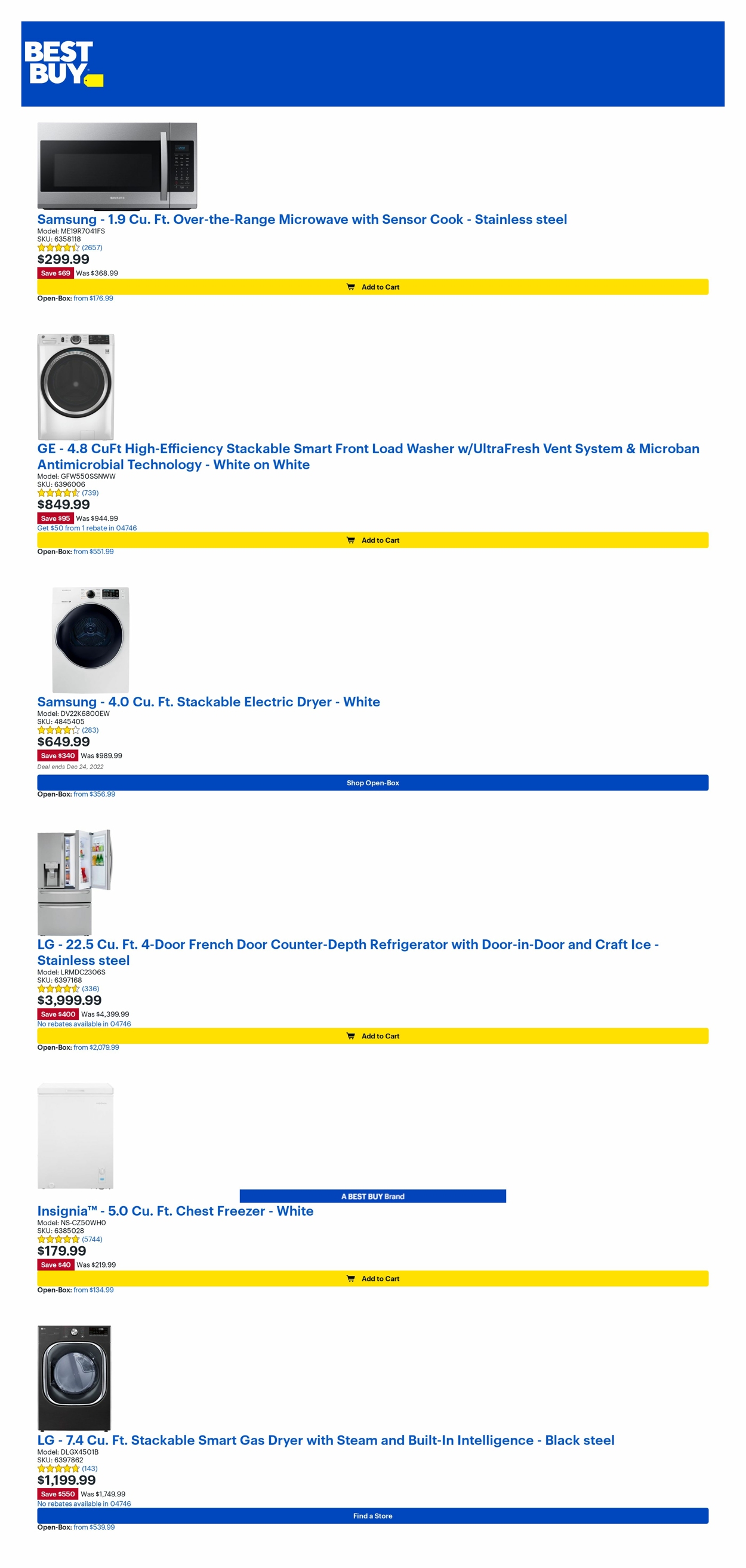 Catalogue Best Buy from 12/23/2022