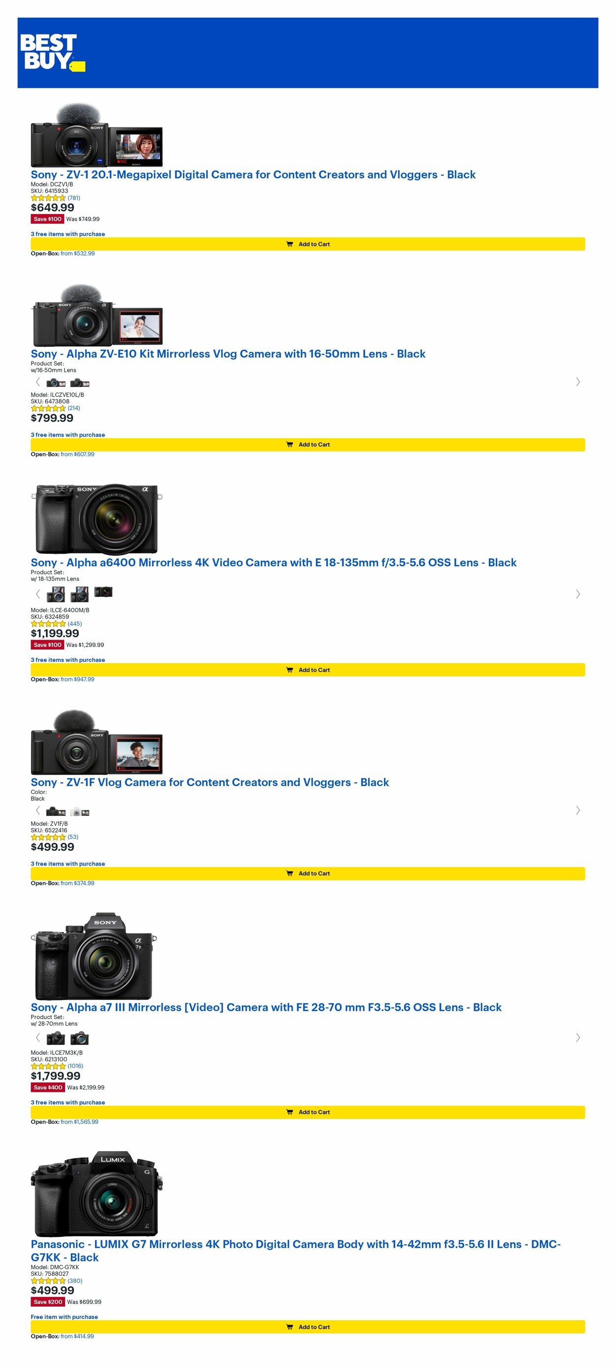 Catalogue Best Buy from 12/23/2022