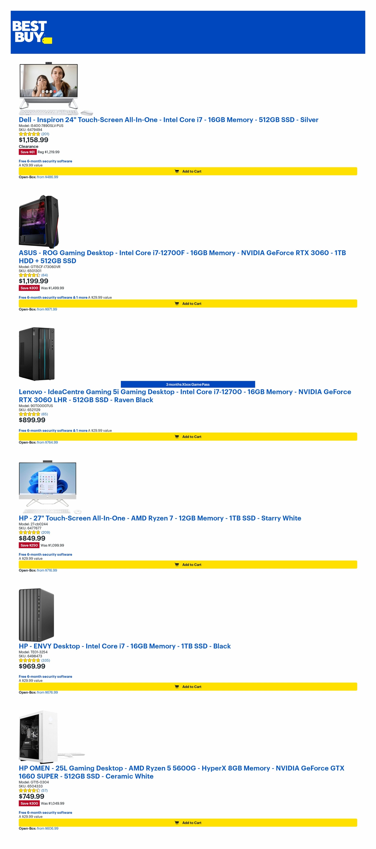 Catalogue Best Buy from 12/23/2022