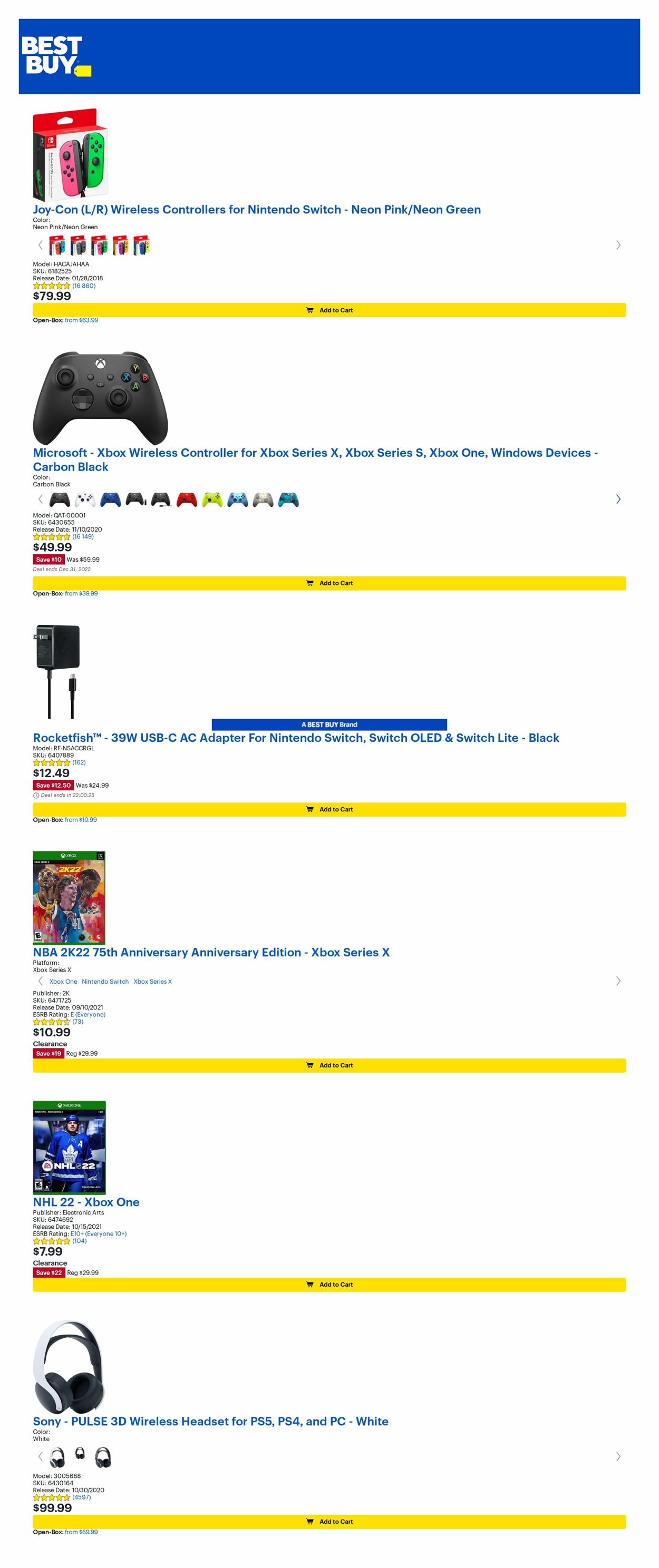 Catalogue Best Buy from 12/30/2022