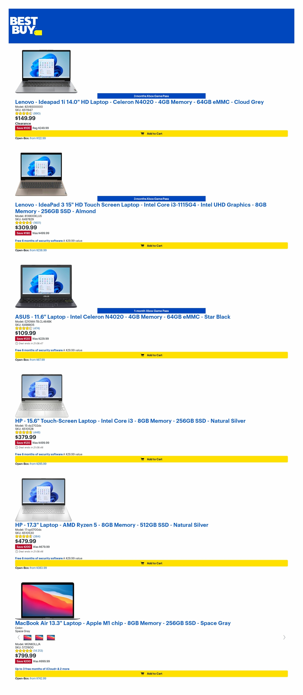 Catalogue Best Buy from 02/17/2023