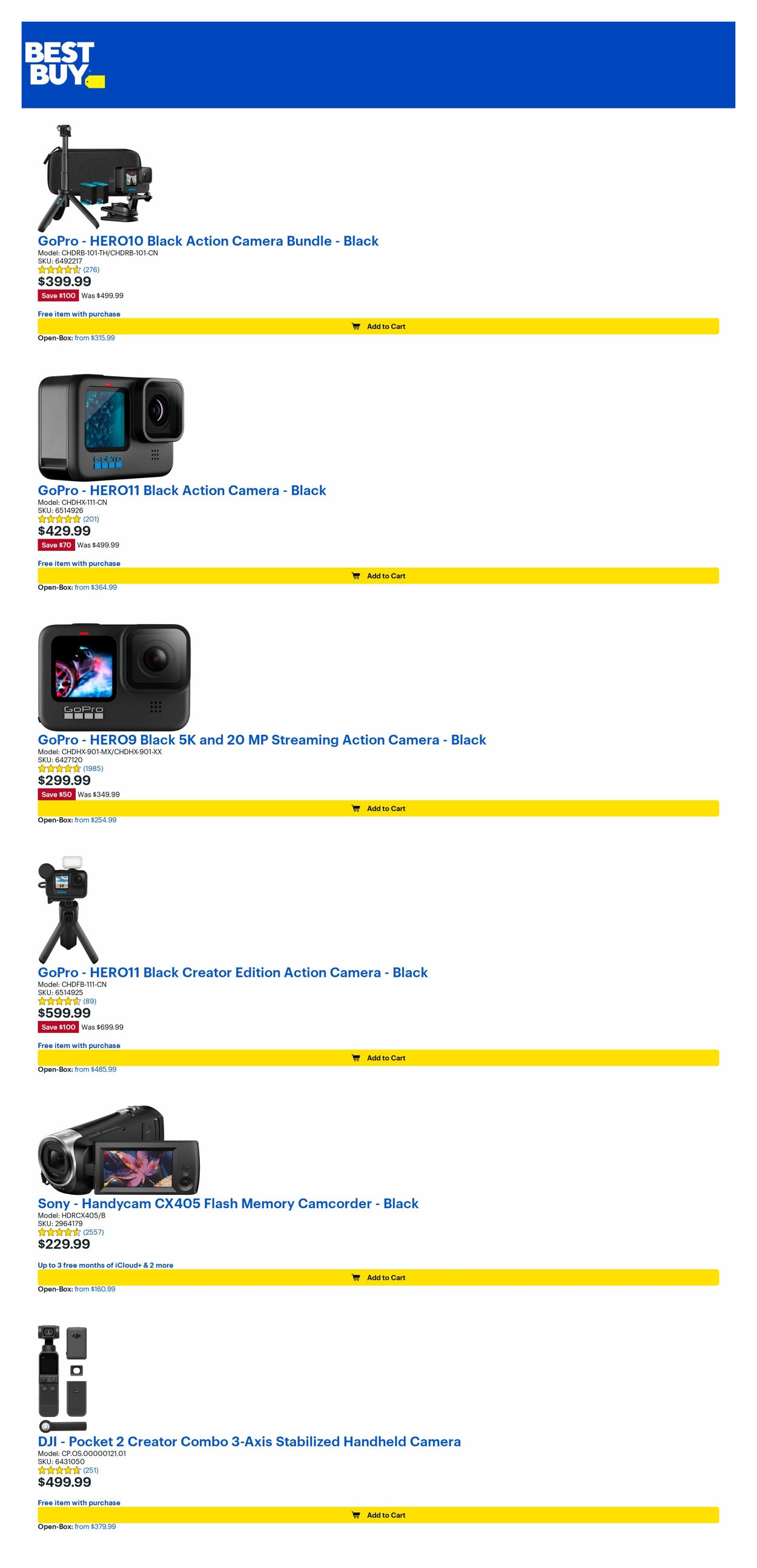 Catalogue Best Buy from 02/17/2023