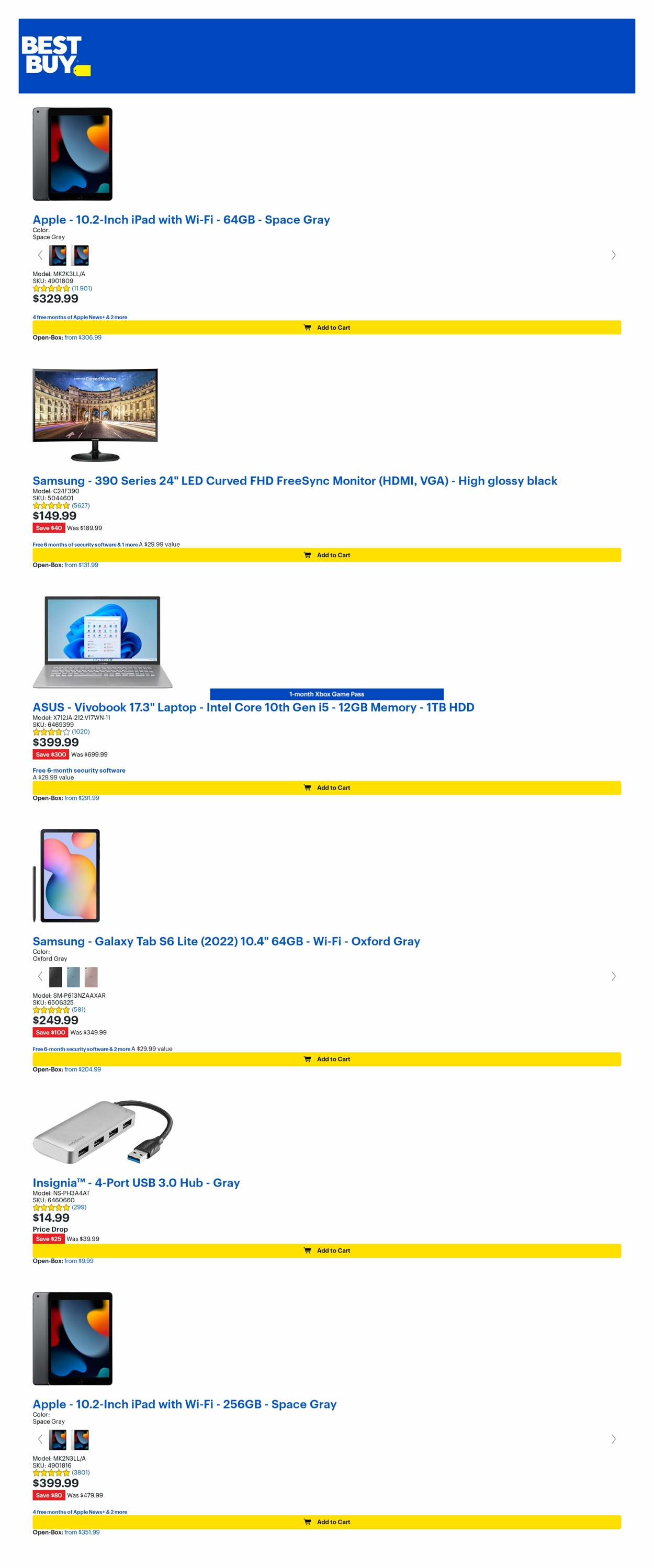 Catalogue Best Buy from 02/25/2023