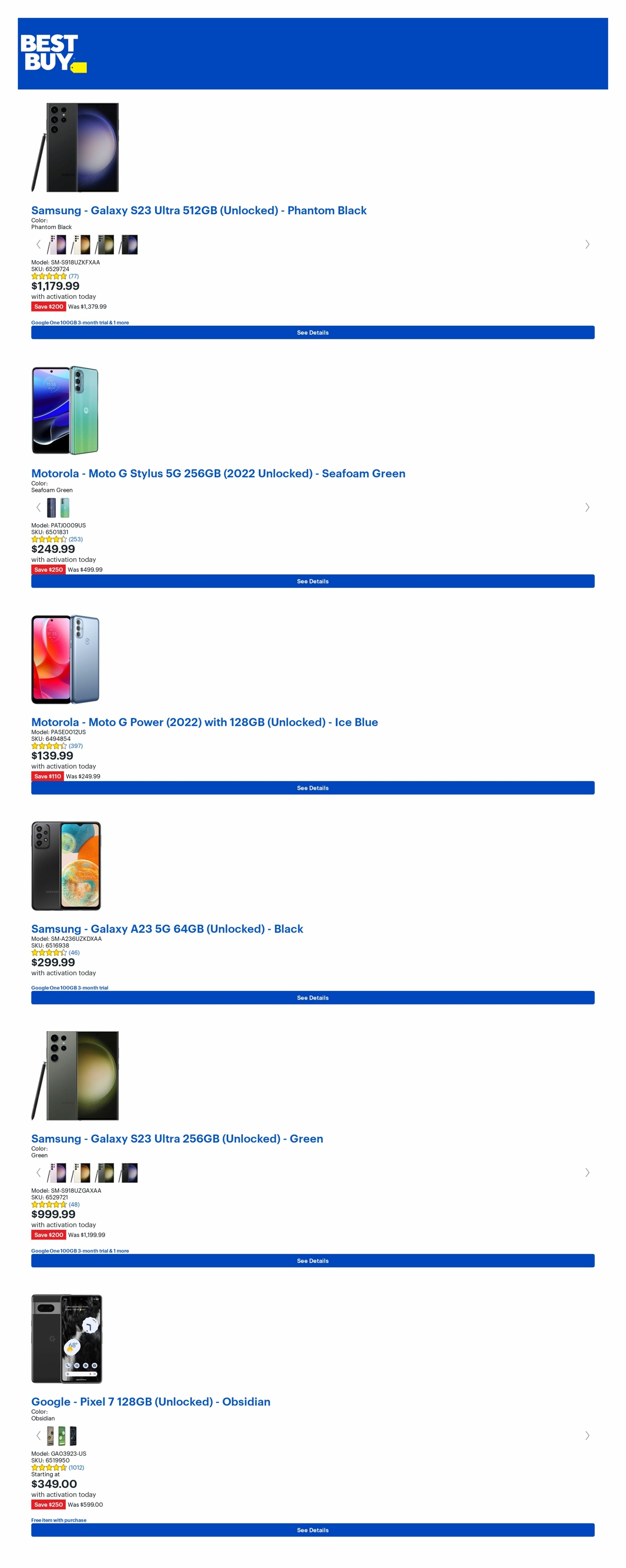 Catalogue Best Buy from 04/14/2023