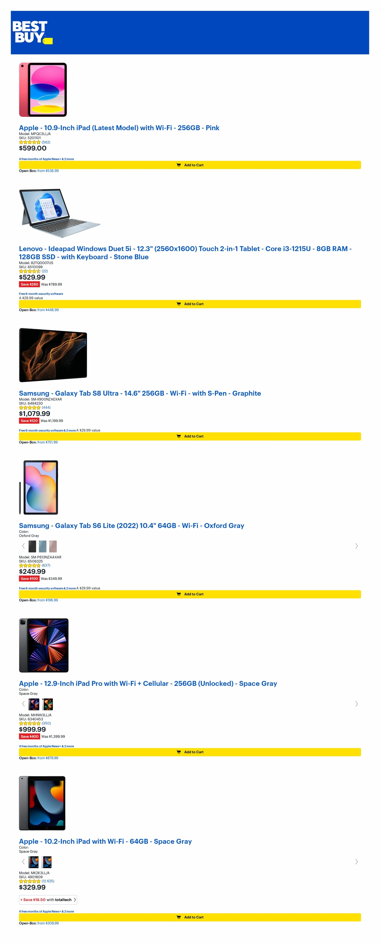 Catalogue Best Buy from 04/21/2023
