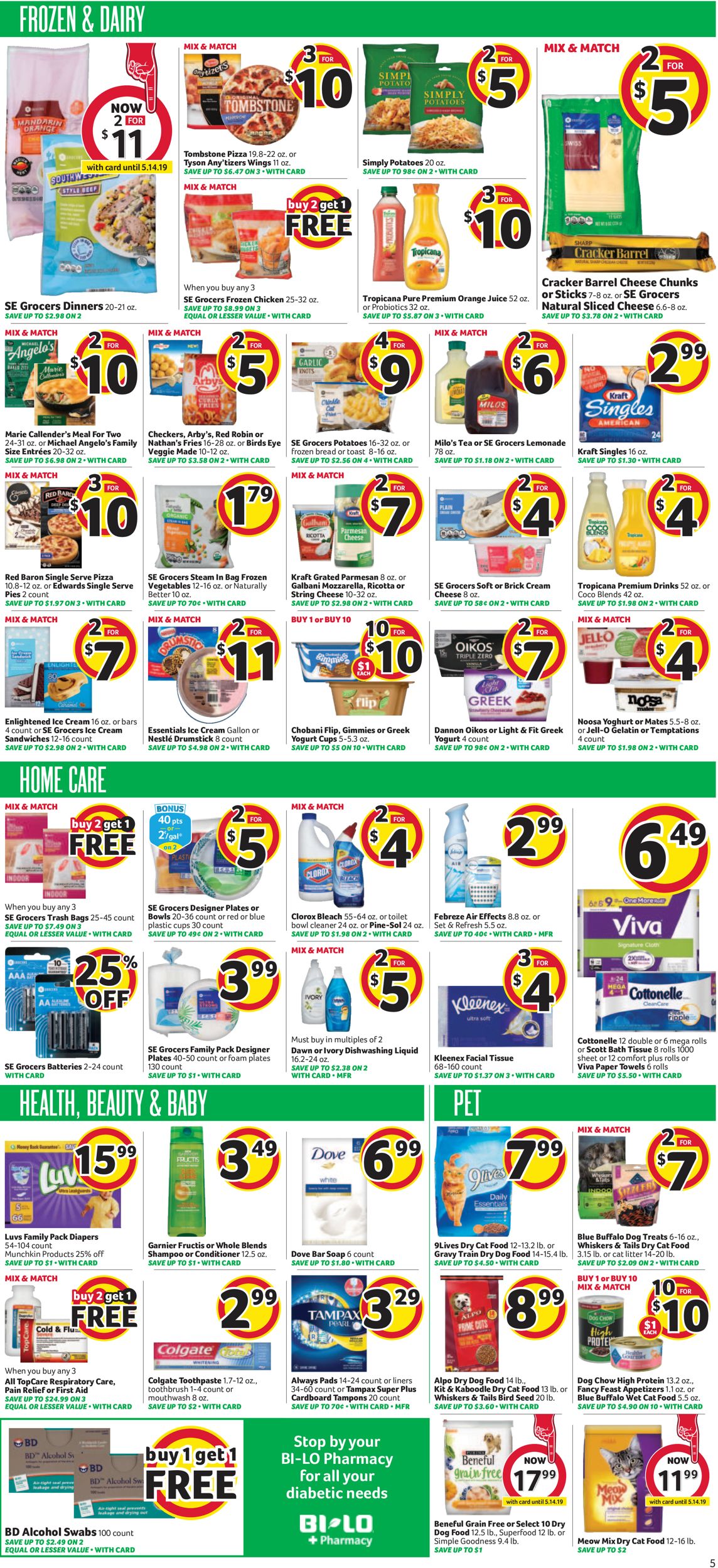 Catalogue BI-LO from 05/01/2019