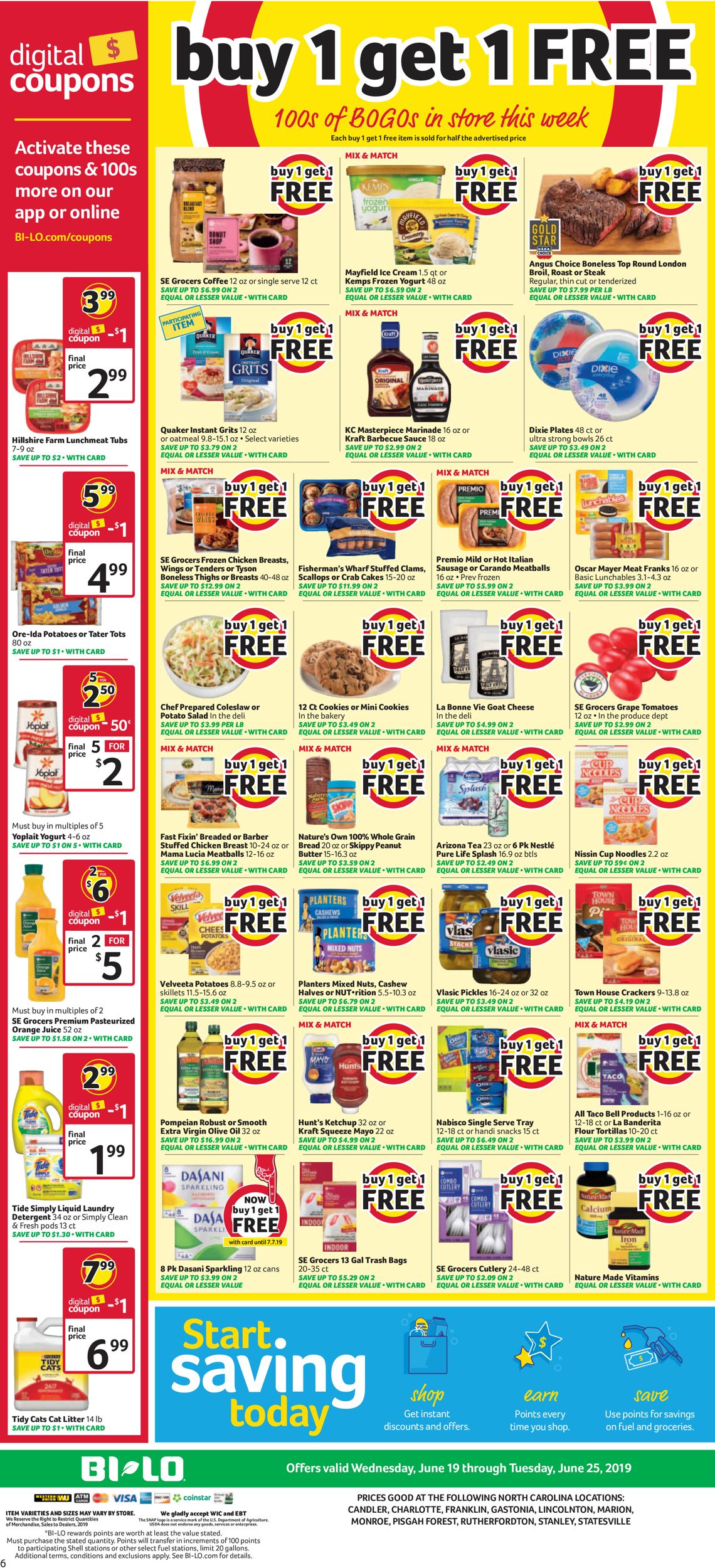 Catalogue BI-LO from 06/19/2019