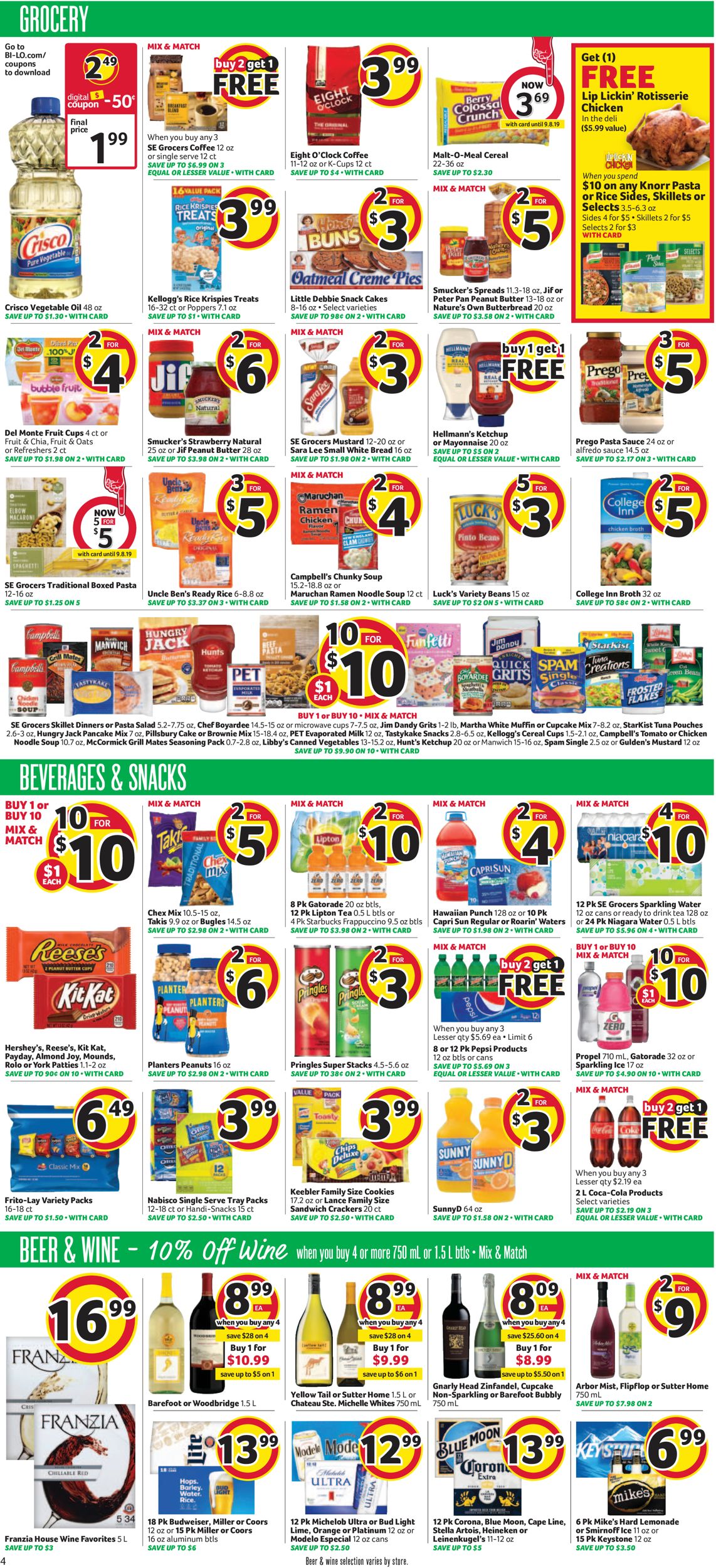 Catalogue BI-LO from 07/24/2019