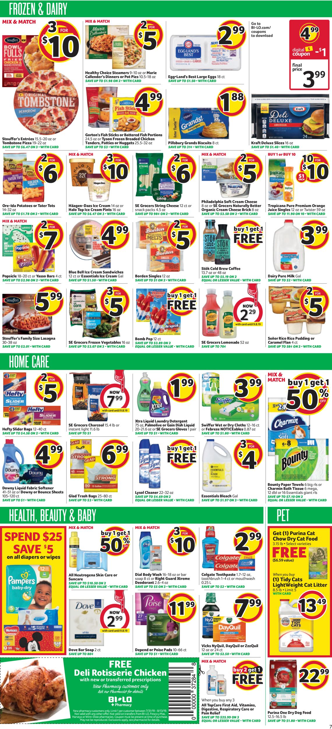 Catalogue BI-LO from 07/31/2019