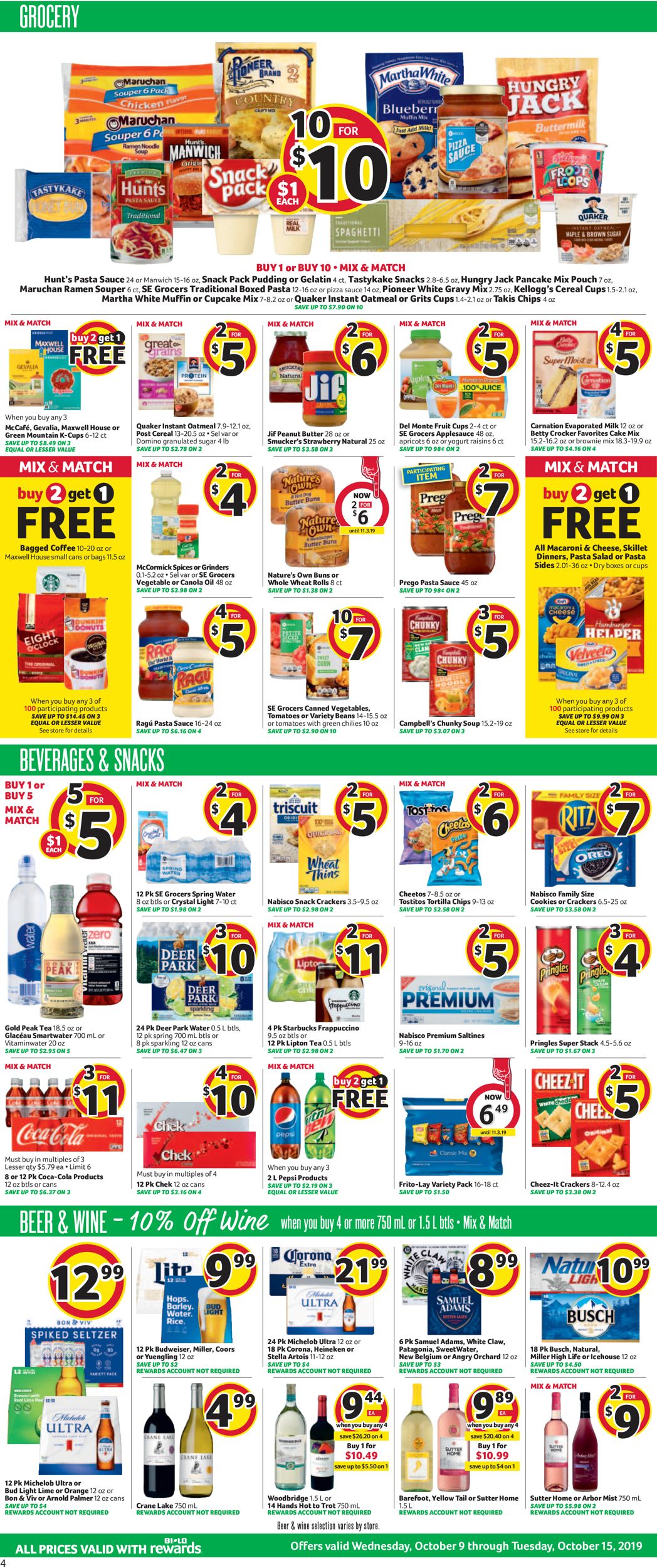 Catalogue BI-LO from 10/09/2019