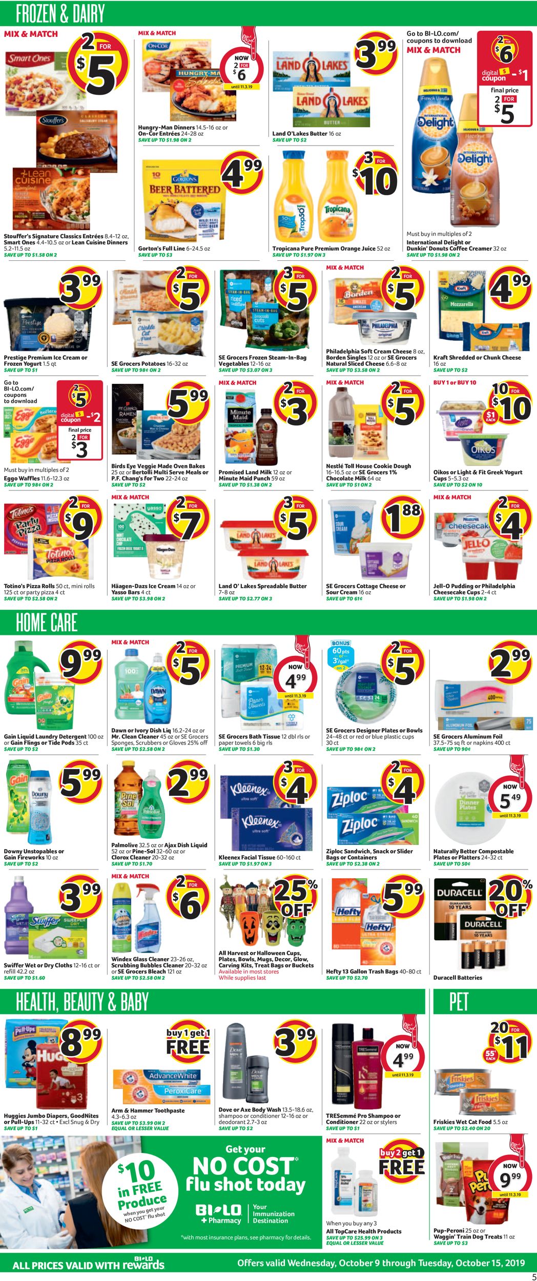 Catalogue BI-LO from 10/09/2019