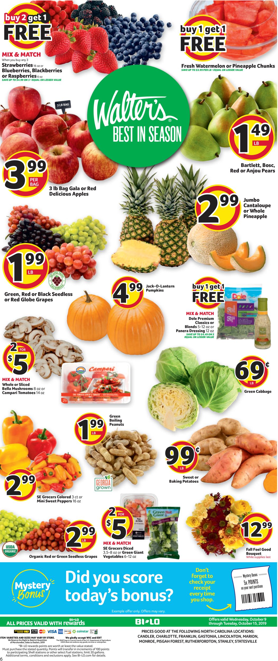 BI-LO Current weekly ad 10/09 - 10/15/2019 8 - frequent ...