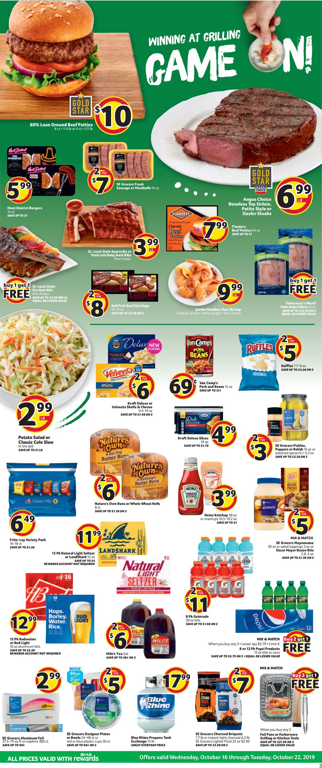 Catalogue BI-LO from 10/16/2019