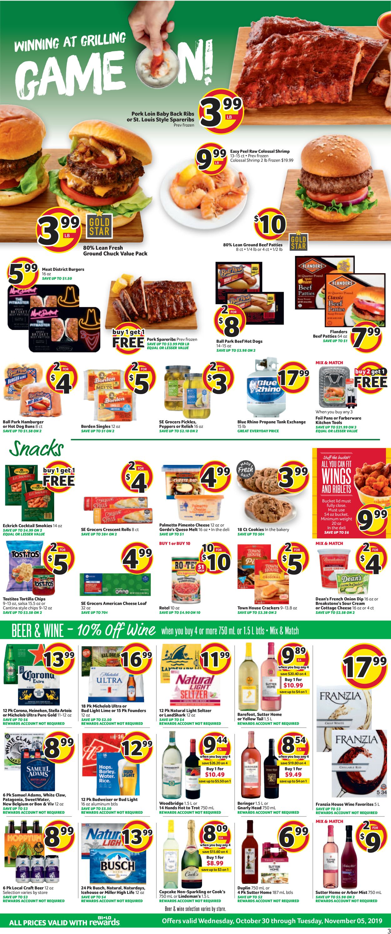 Catalogue BI-LO from 10/30/2019
