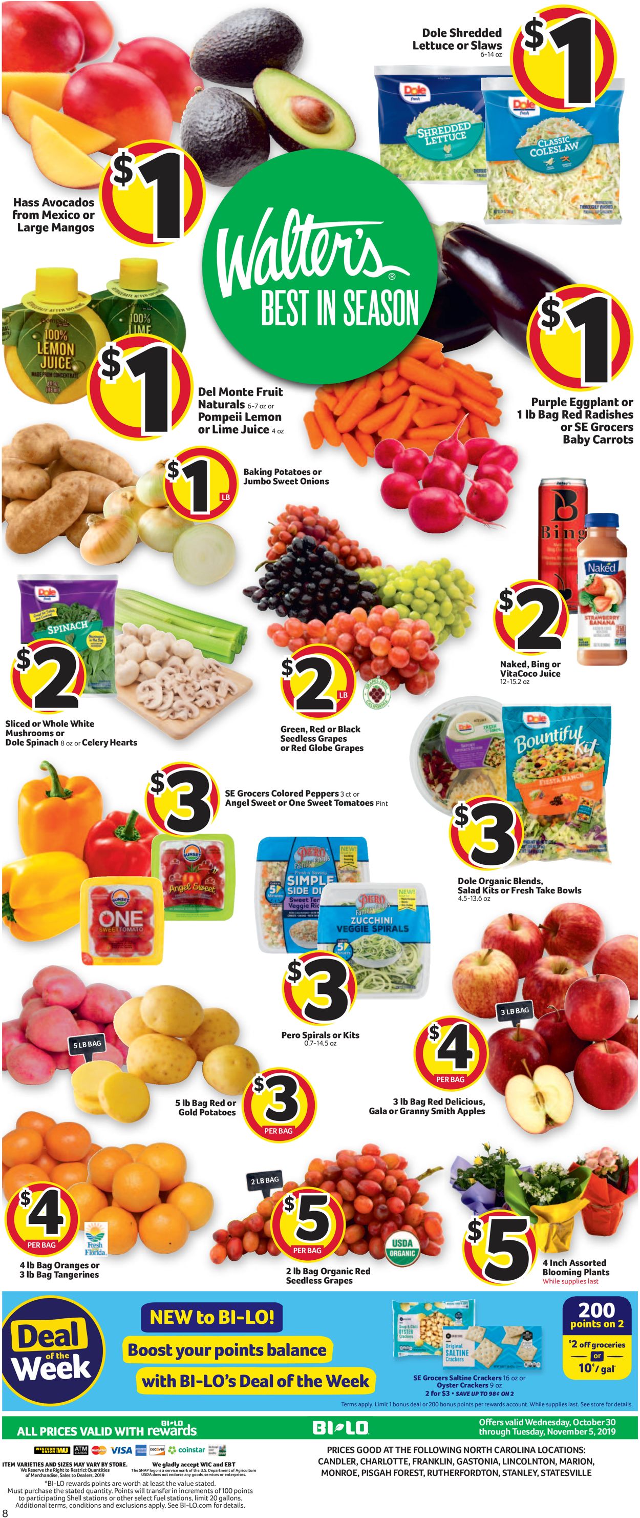 Catalogue BI-LO from 10/30/2019